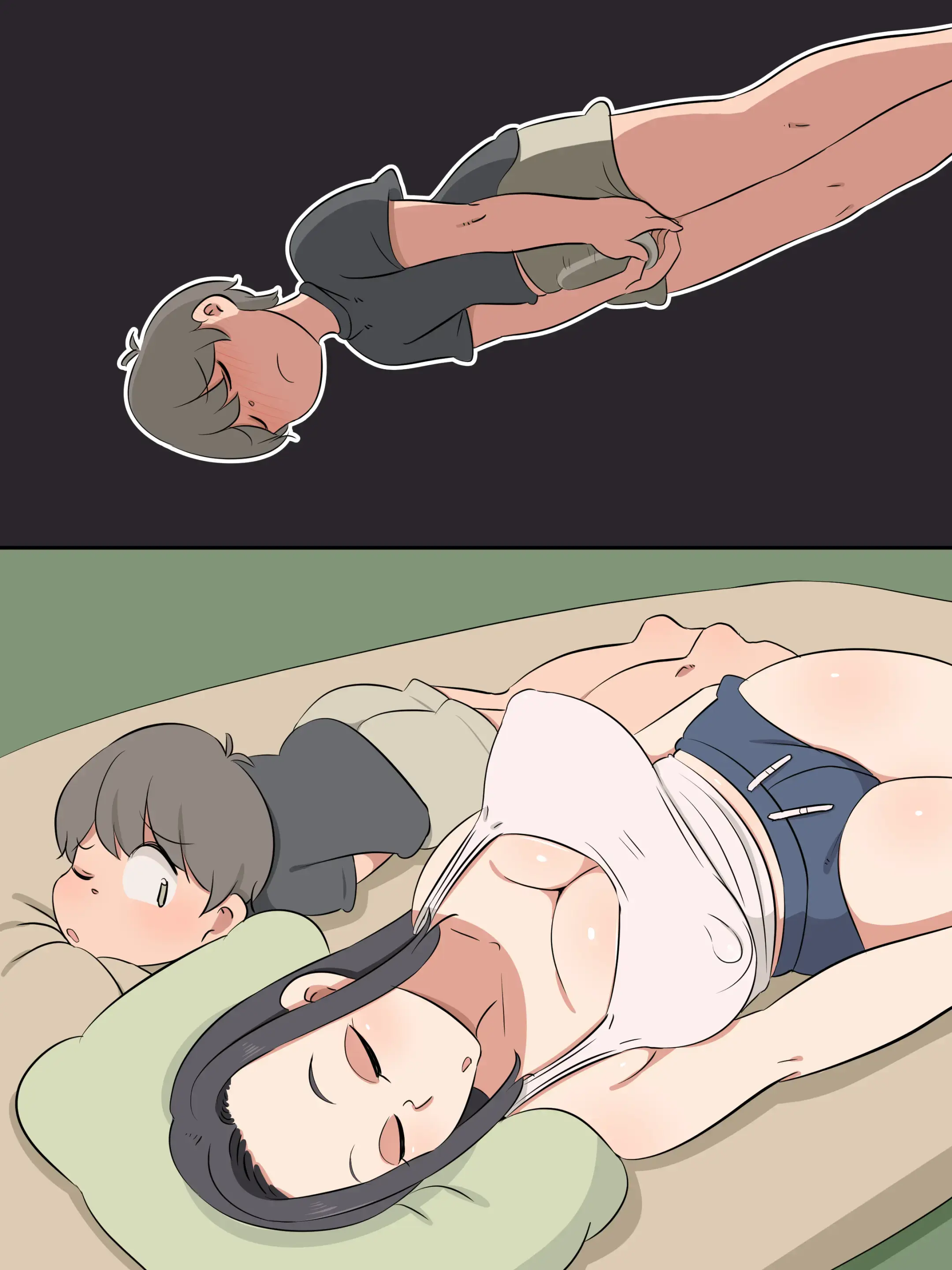 Yotte Nechatta Onee-Chan | 술에 취해 잠들어 버린 누나