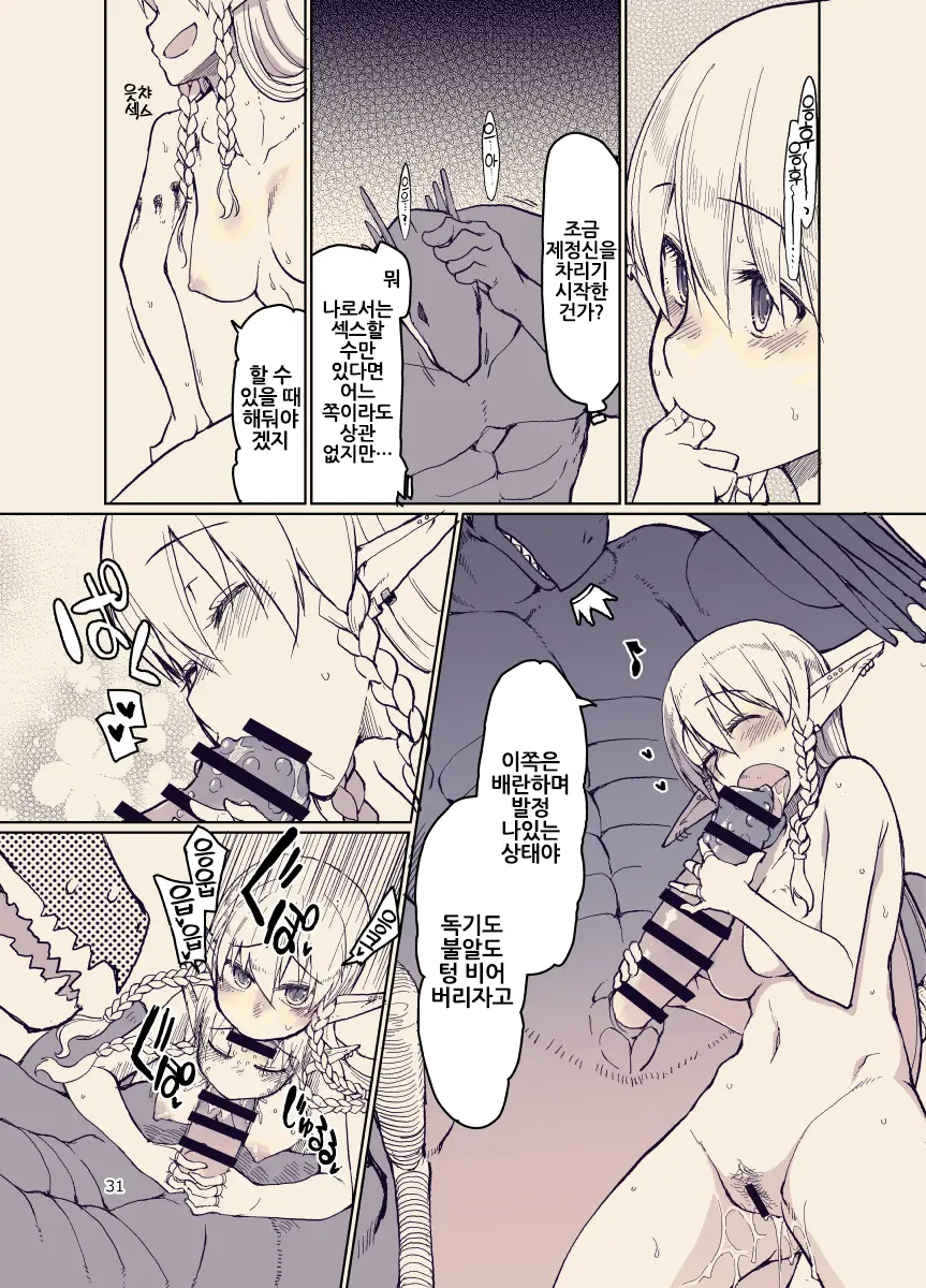 Dosukebe Elf No Ishukan Nikki 12 | 개변태 엘프의 이종간 일기 12
