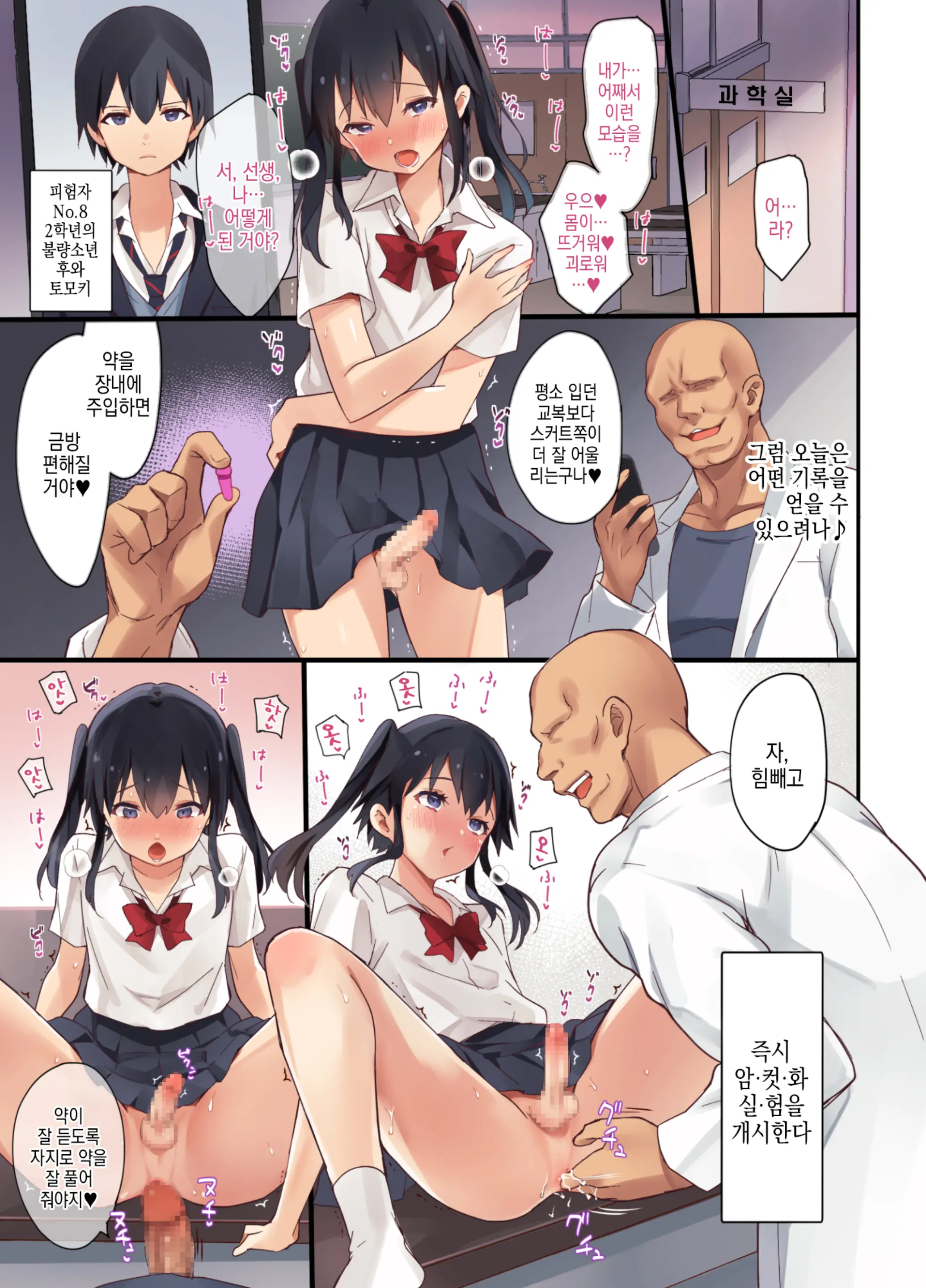 Mesu-Ka Jikken ~Kenzen Shounen Mesu Ochi Kiroku~ | 암컷화실험 -건전소년암컷타락기록-