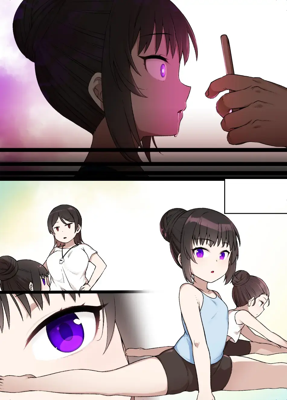 Taisou Shoujo Ga Chuunen Kyoushi Daisuki Maso Mesu Bitch Ni Naru | 체조 소녀가 중년 교사의 취향 저격 마조 메스비치가 되다
