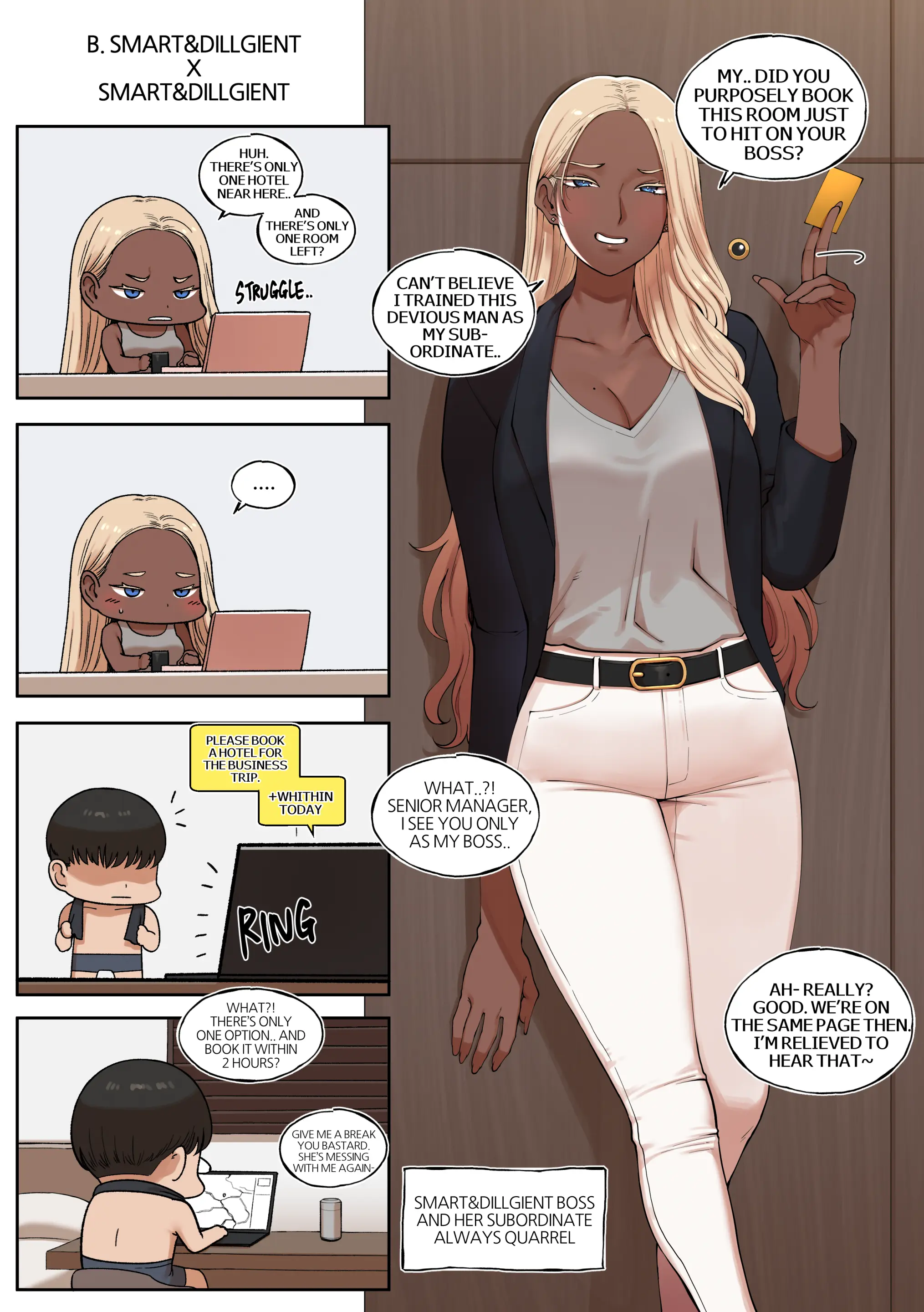 Office Affair - The Chemistry Between Subordinate And Boss