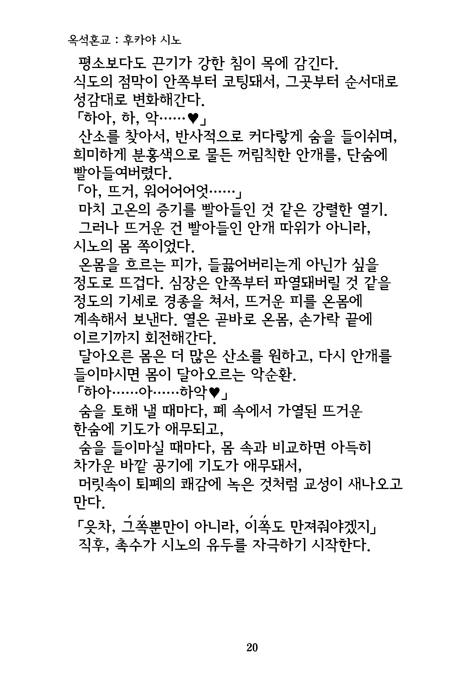 Gyokusekikonkou : Fukaya Shino | 옥석혼교 : 후카야 시노