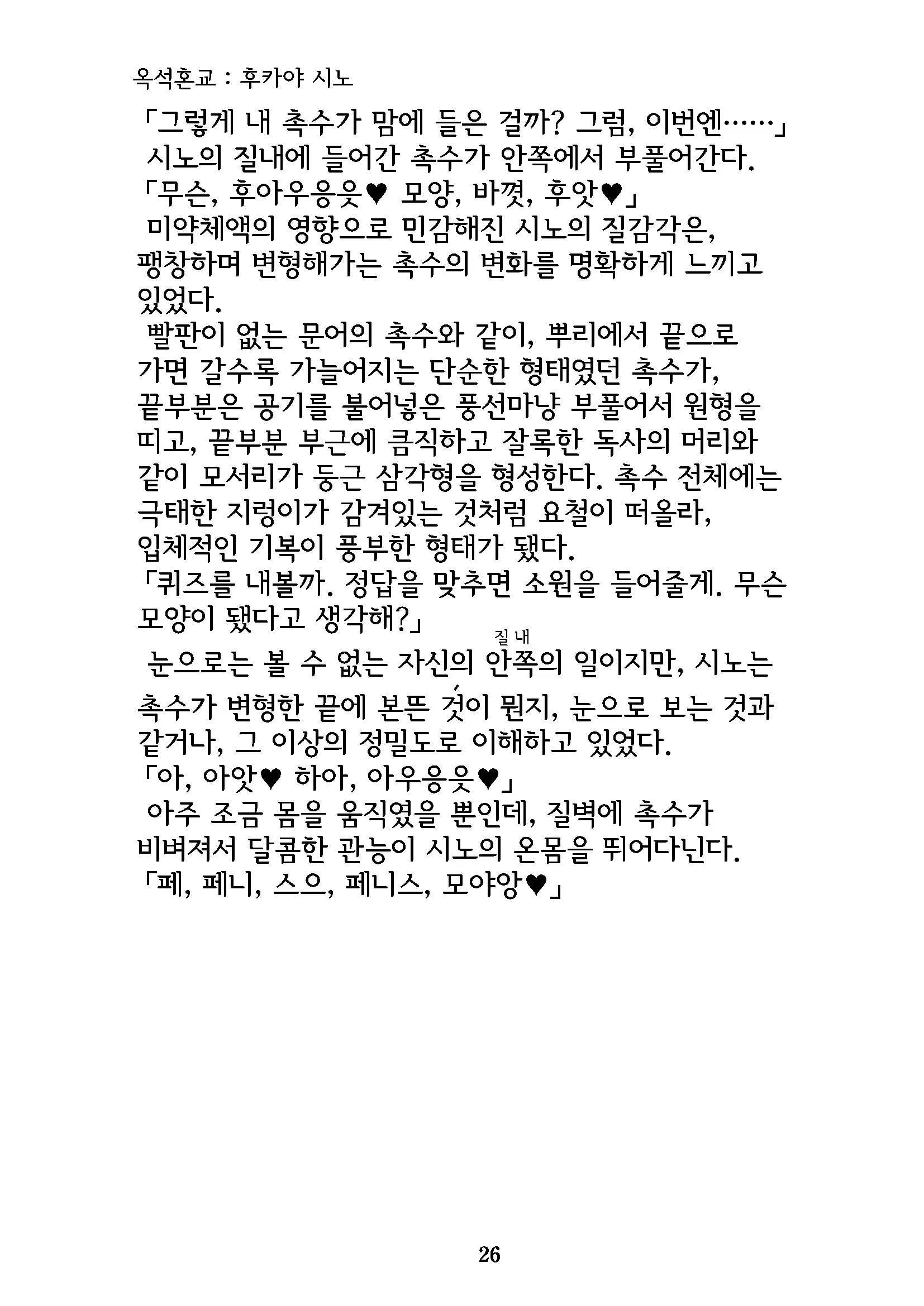 Gyokusekikonkou : Fukaya Shino | 옥석혼교 : 후카야 시노