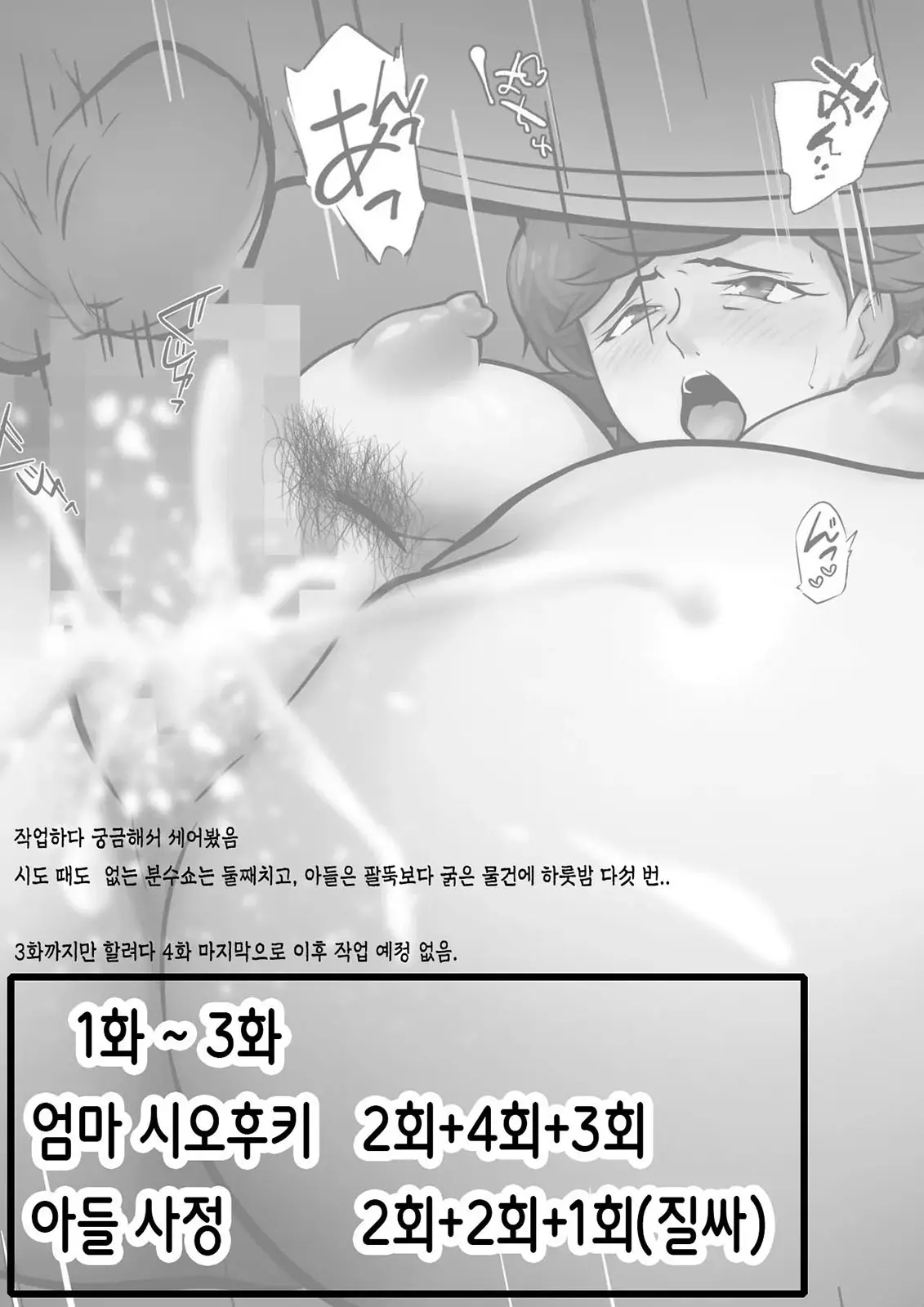 Shikatanaku Kaa-Chan To Sex Shimasu 1~4 | 어쩔 수 없이 엄마와 섹스합니다 1~4