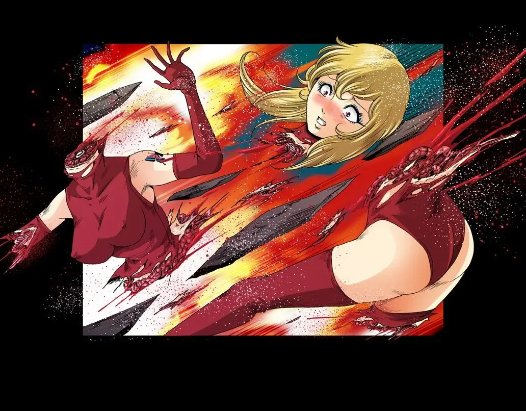 Aka Leotard Onna Sentouin Kikaijuukan | 붉은 레오타드 여전투원을 기계총간