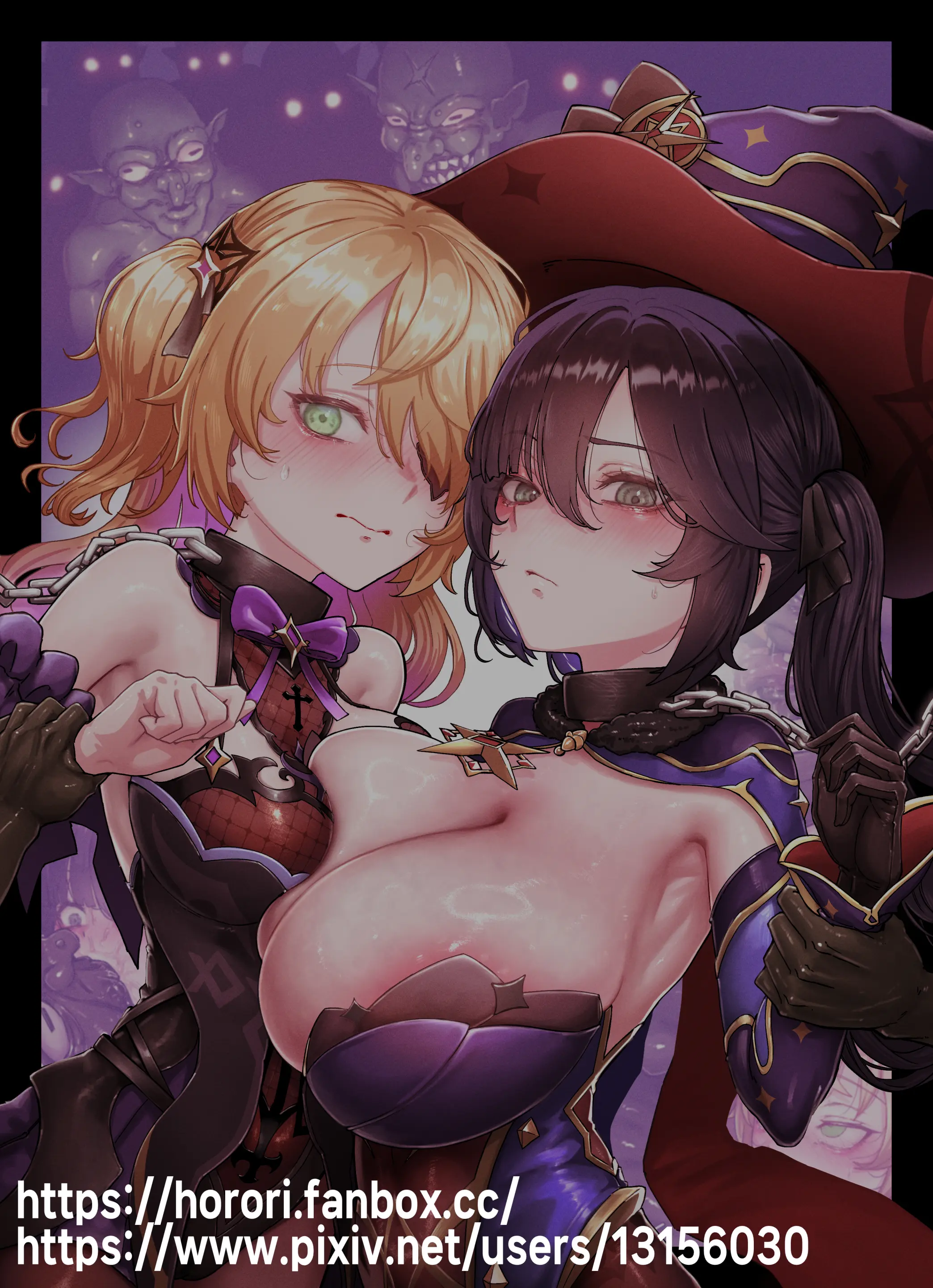 Teyvat Gravure #10: Mona & Fischl GOBLIN Impact