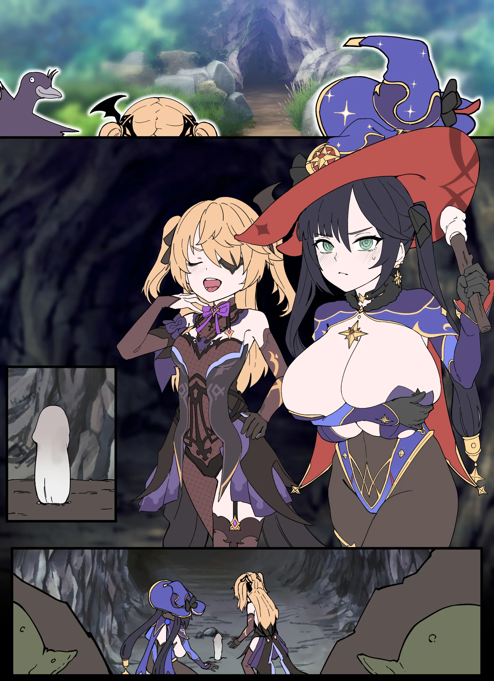 Teyvat Gravure #10: Mona & Fischl GOBLIN Impact