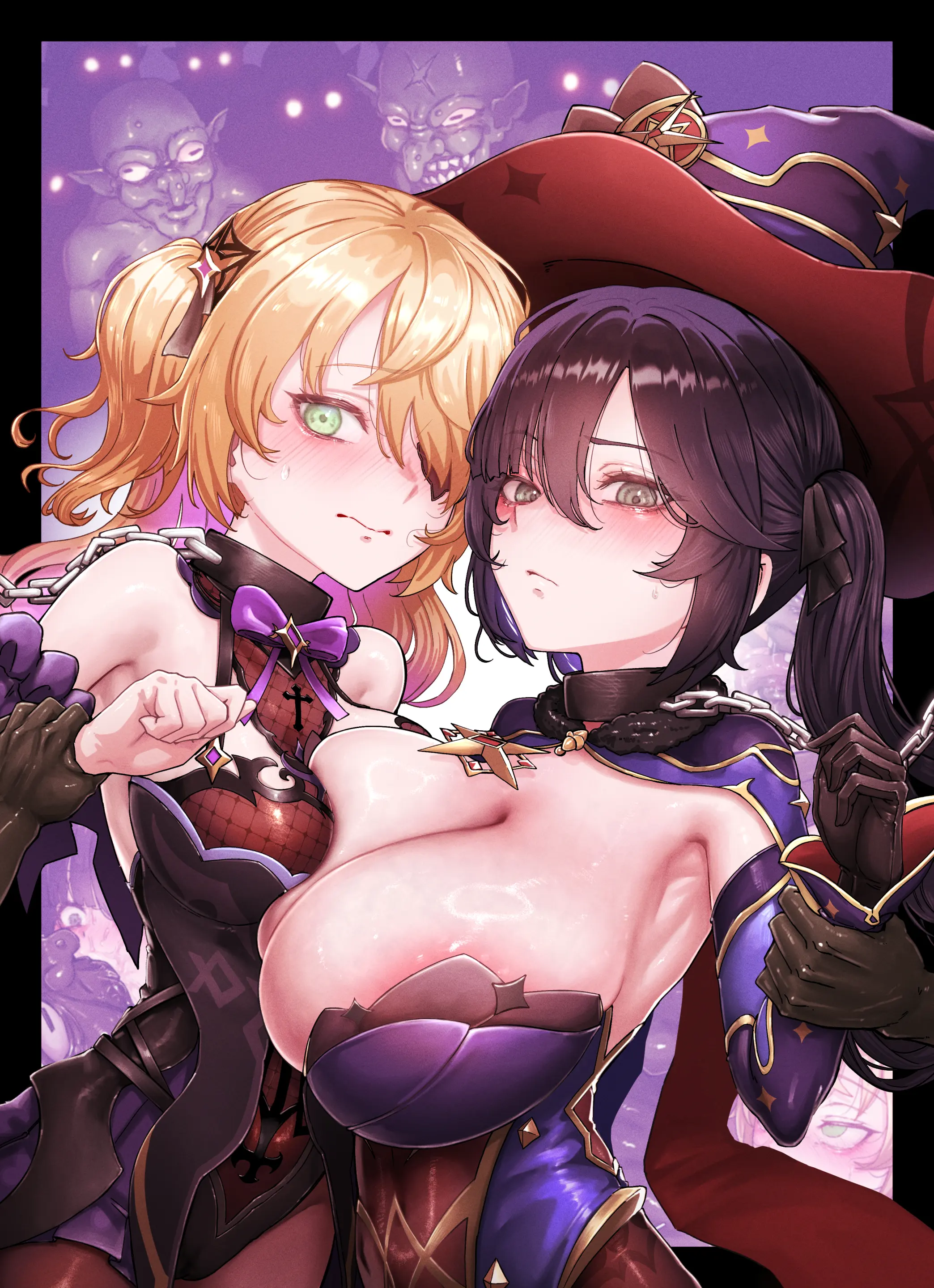 Teyvat Gravure #10: Mona & Fischl GOBLIN Impact