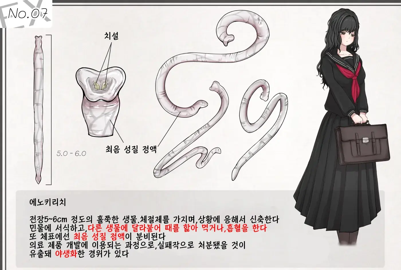 Mushi Research Report Ex_No.07 | 벌레 연구 보고서 Ex_No.7
