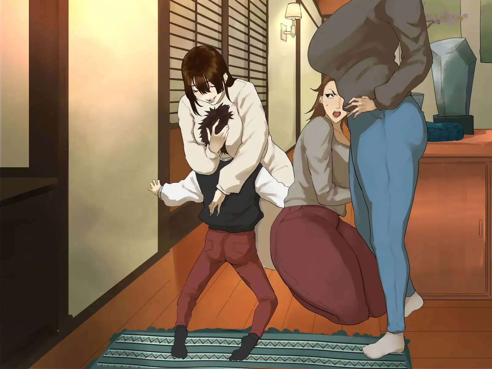 Toshikoshi Kinseki No Oba-Chan-Tachi To No Hitoyo #2 | 새해 전야 친척의 이모님들과의 하룻밤 #2