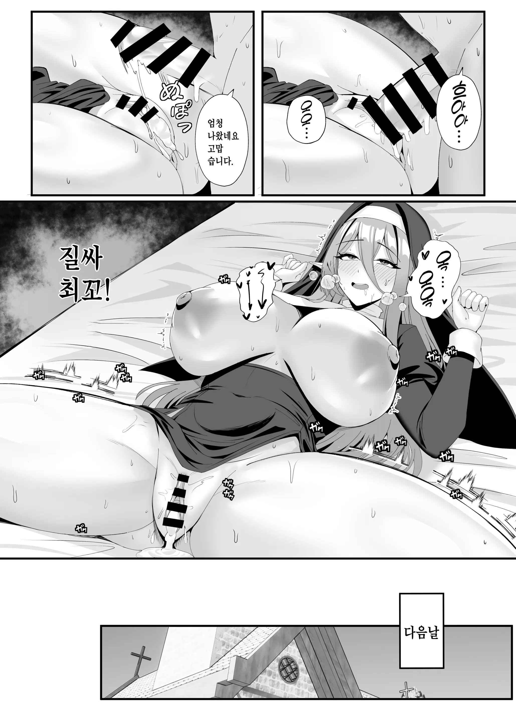 Hatsujouki No Elf Sister Wa Mainichi Joukachuu | 발정기의 엘프 수녀님은 매일 정화 중