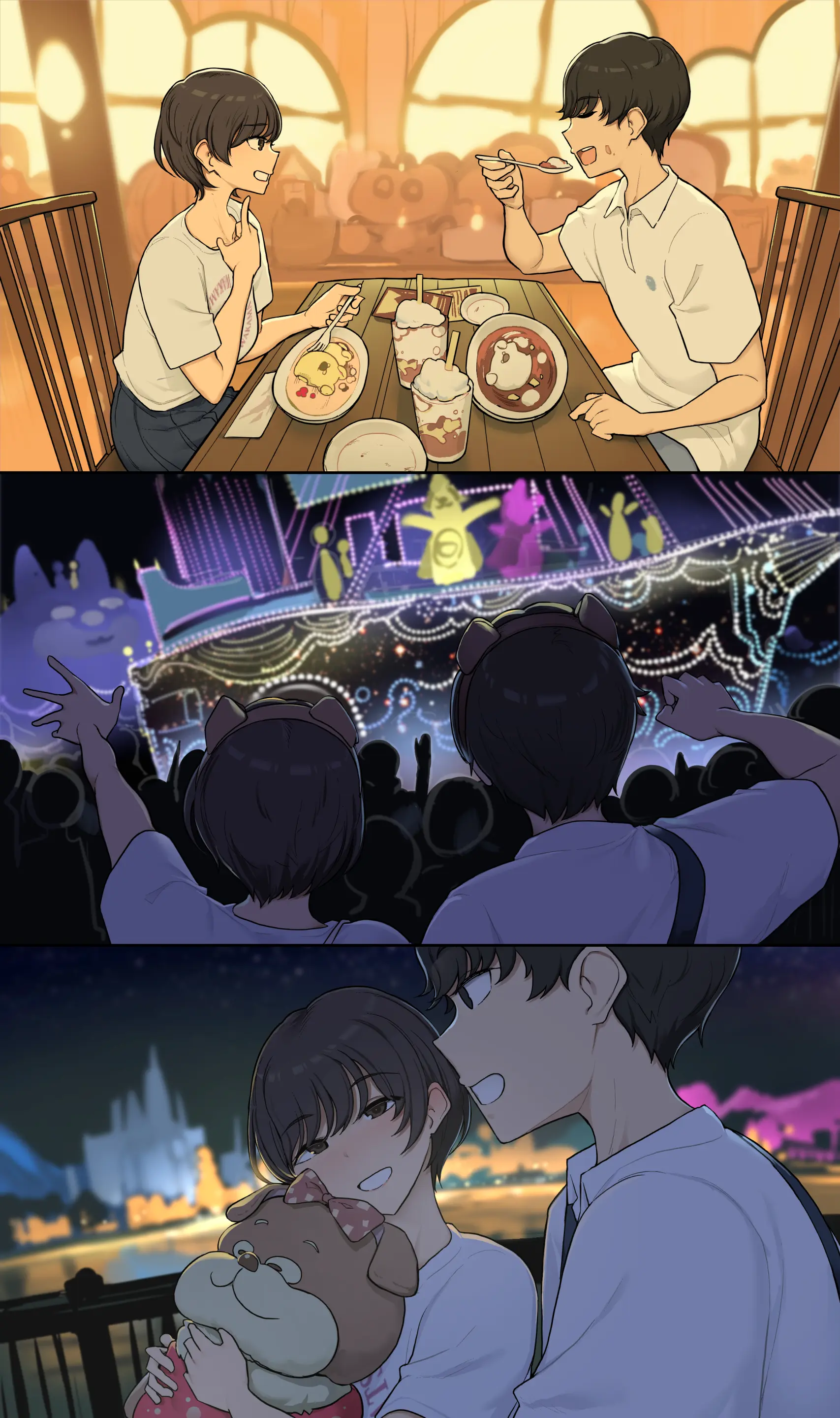 Marchen Kirakira Date No Ato Ni Otagai Motome Au Dake No Honki Sex Suru Ichinichi | 반짝반짝 동화풍 데이트 후 그저 서로를 요구하는 진심 섹스를 하는 하루