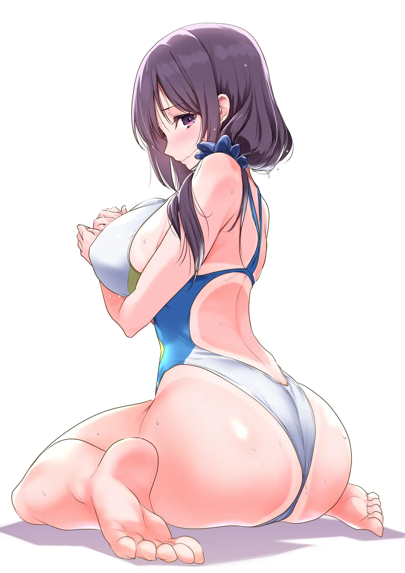 거유가 고민인 수영부원