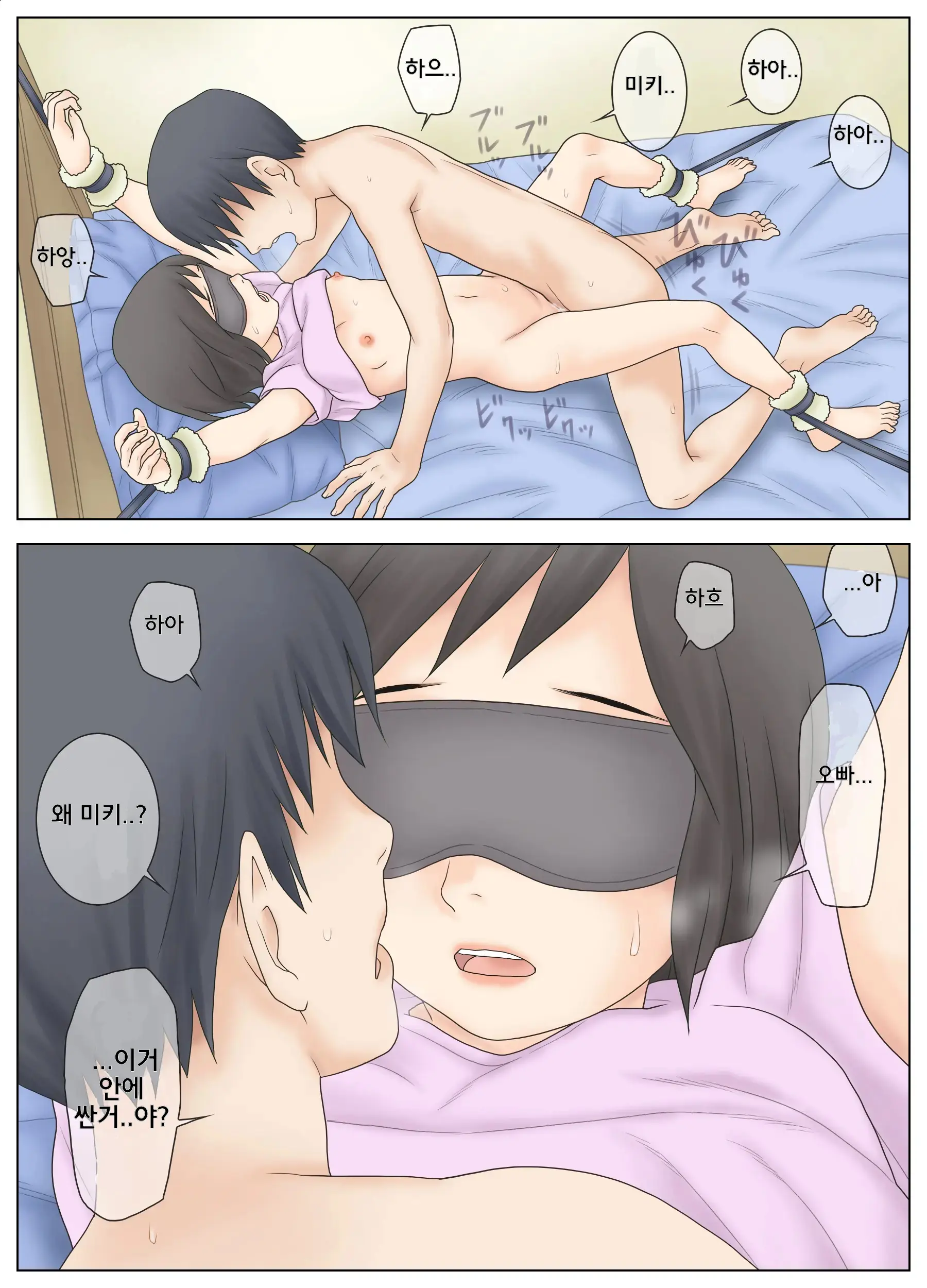 Kawaii Imouto Wo Kousoku Shite Mekakushi Shite Iroiro Shita Kekka | 귀여운 여동생을 구속하고 눈가리고 여러가지 한 결과