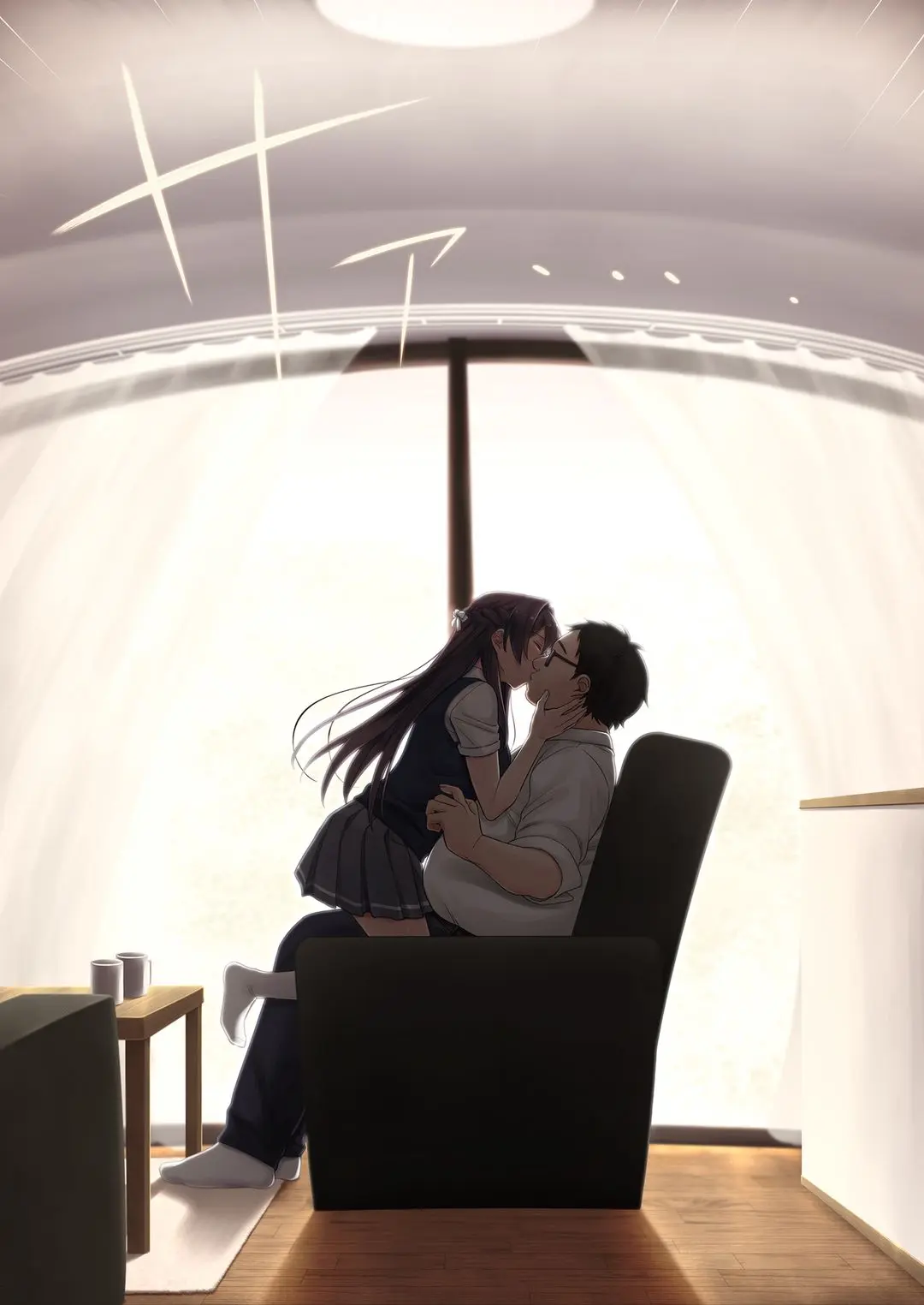Musume No Class No Iinchou Wa Papa Ga Hoshii Rashii | 우수한 친구가 집까지 찾아와 나를 탐내는 모양이다