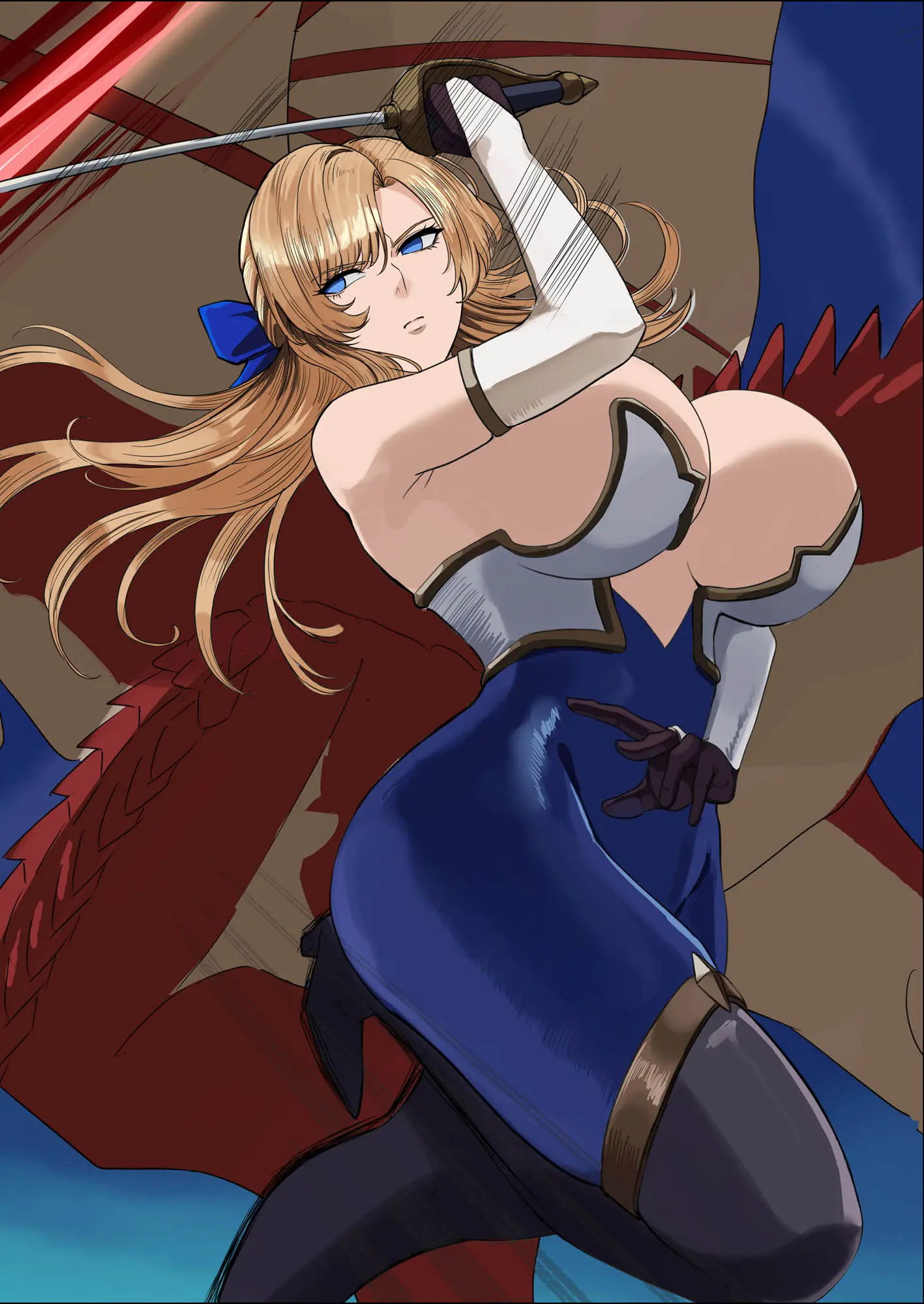 Bakunyuu Onna Kishi Konna Zako Monster Ga Watashi No Nakama!? Nan No Joudan Da??? | 폭유 여기사 ~ 이런 허접몬스터가 내 동료?! 무슨 농담이야???