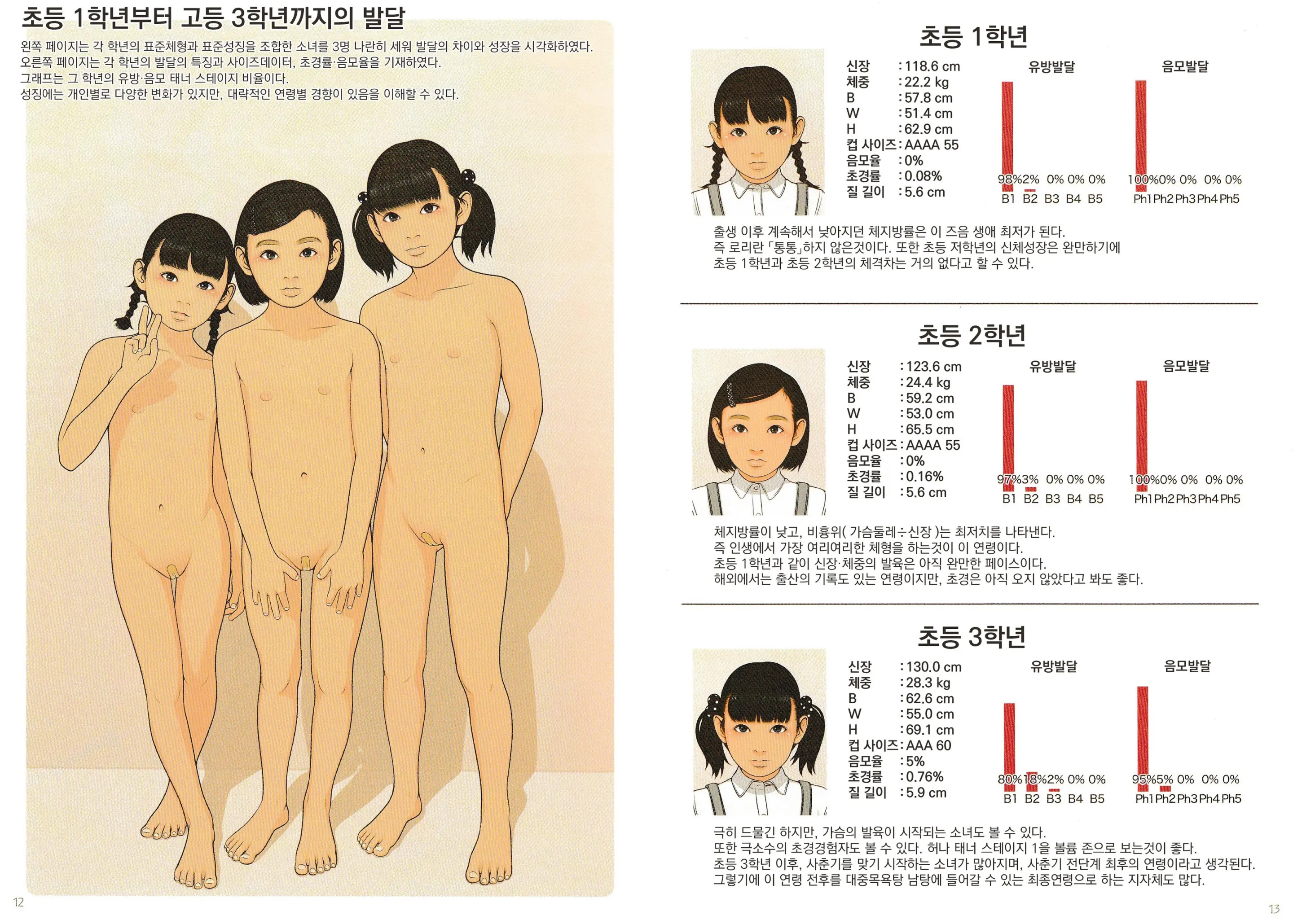 Kodomo Seichougaku Shishunki Shoujo Hatsuniku Nyuumon Guide | 어린이성징학 사춘기소녀발육 입문가이드