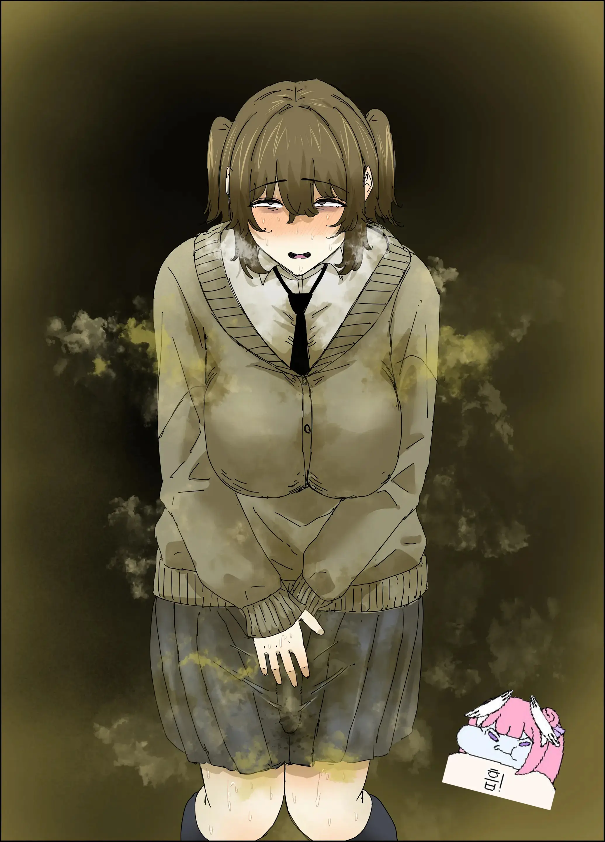 Kusai Kyoshiri Kuro Gal Wa InCha Futanari-Chan Ga Suki | 냄새나는 거대 엉덩이 흑갸루는 음침한 후타나리를 좋아해