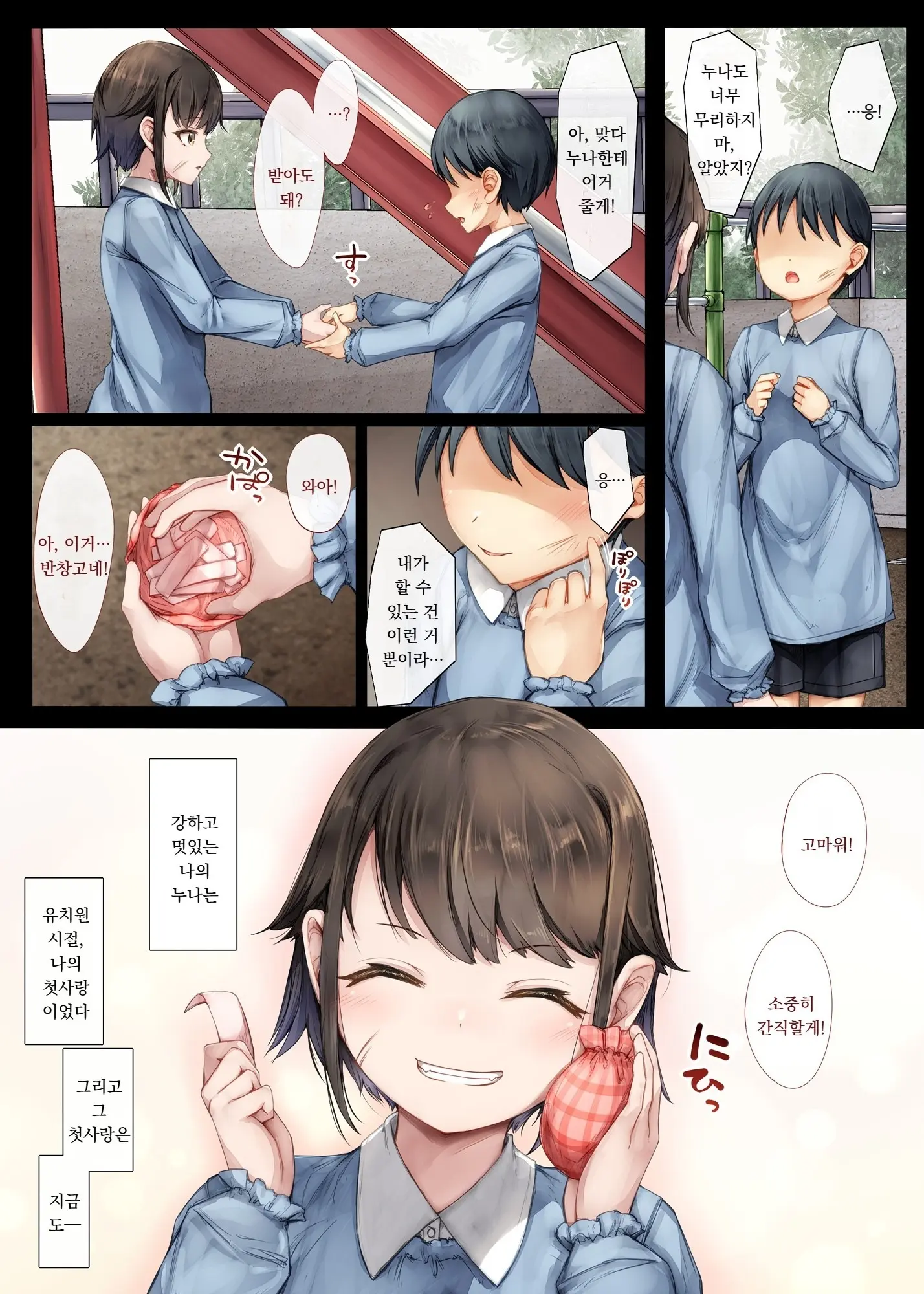 Mesu Ochi Onee-Chan ~Itsumo Mamotte Kureta Otokomasari Na Onee-Chan Wa Kyou Mo Senpai Ni Dakarete Onna Ni Naru~ | 암컷타락 누나 ∼늘 나를 지켜주던 여장부 같던 누나는 오늘도 선배의 품에 안겨 여자가 된다∼