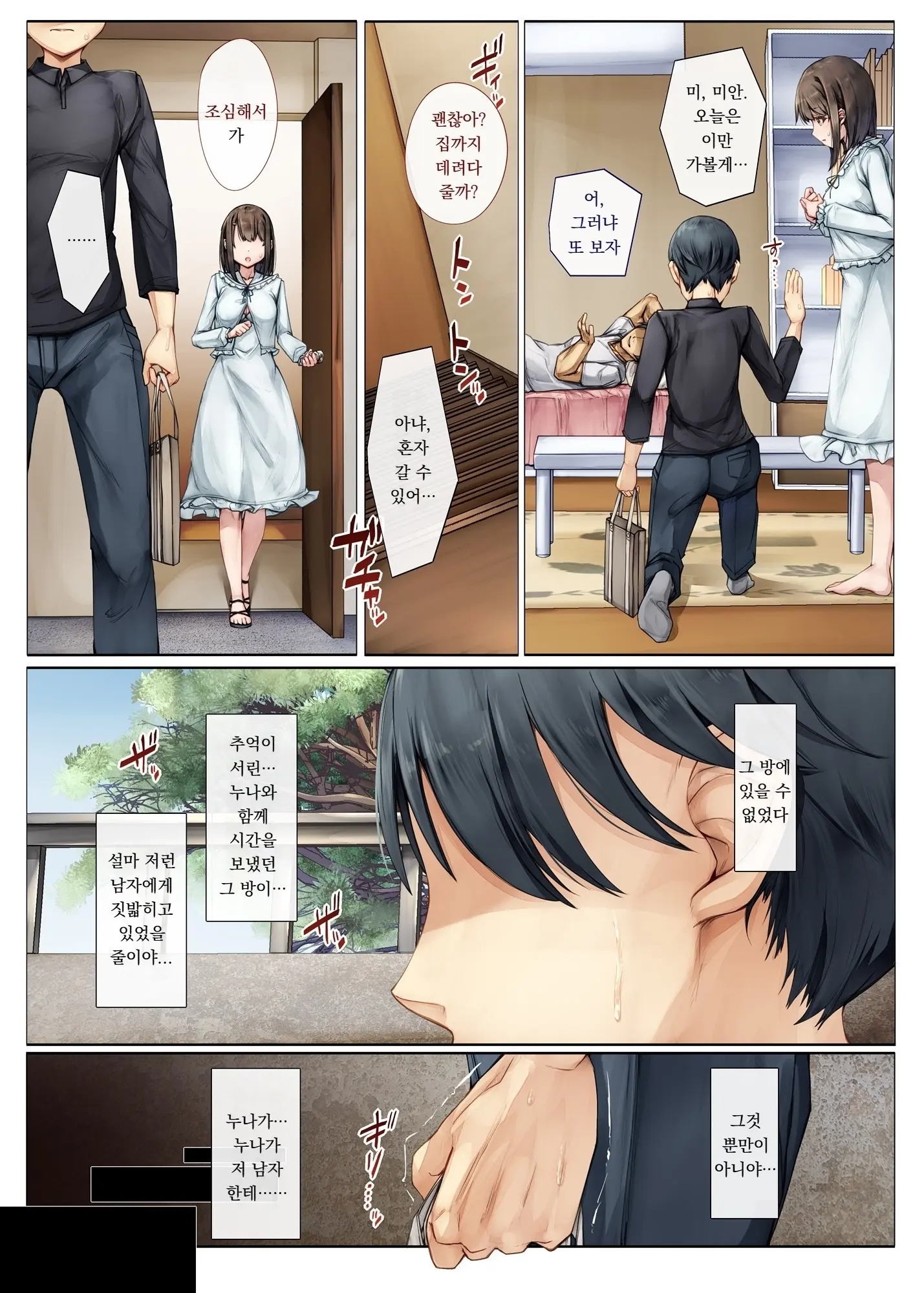 Mesu Ochi Onee-Chan ~Itsumo Mamotte Kureta Otokomasari Na Onee-Chan Wa Kyou Mo Senpai Ni Dakarete Onna Ni Naru~ | 암컷타락 누나 ∼늘 나를 지켜주던 여장부 같던 누나는 오늘도 선배의 품에 안겨 여자가 된다∼