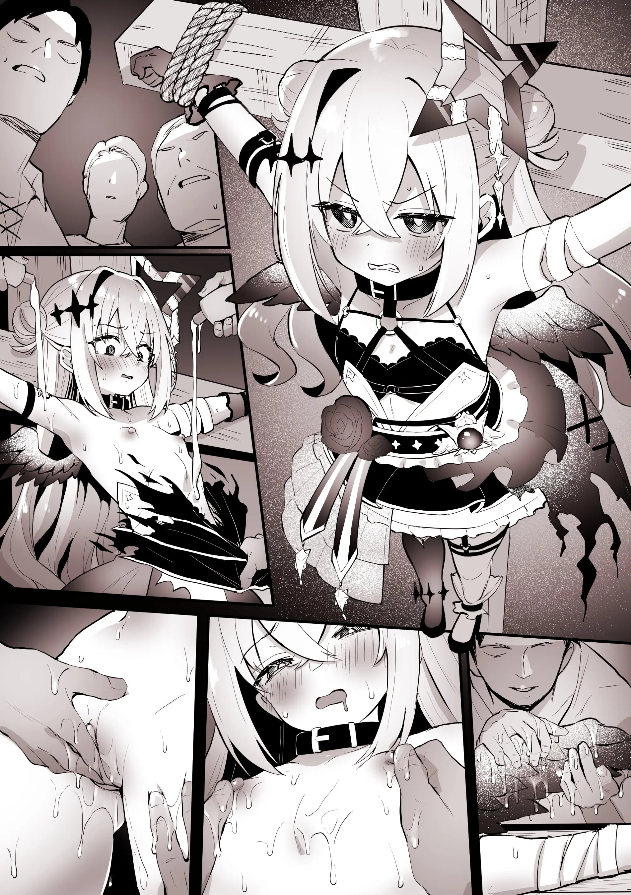 Kyoukai Ni Toraware, Jouka To Shoushite Zenshin Ni Biyaku O Nuritaku Rareru Kanata | 협회에 잡혀, 정화라는 명목으로 온몸에 미약을 뒤집어쓰는 카나타