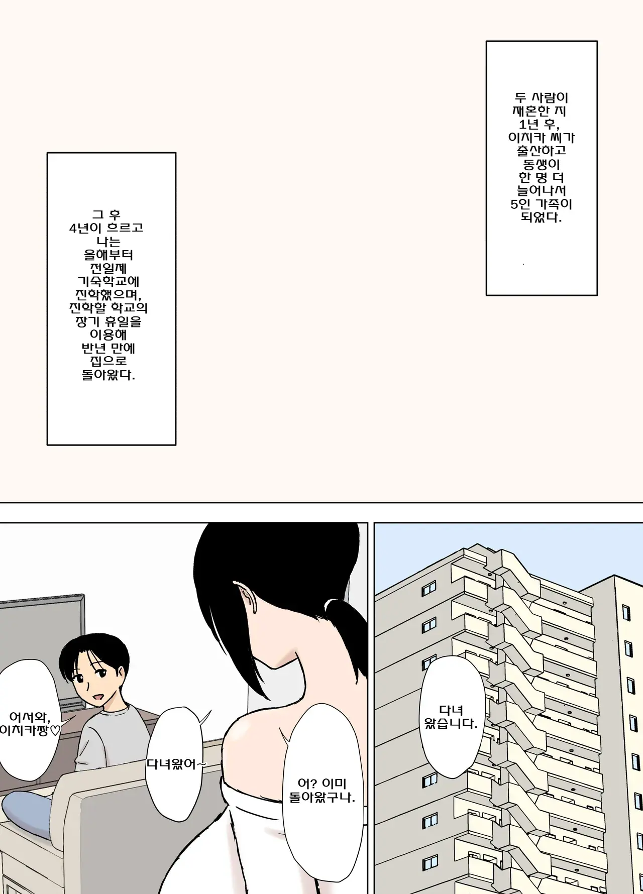 Bakunyuu Mama To Giri No Musuko-Tachi | 폭유 엄마와 의붓아들들