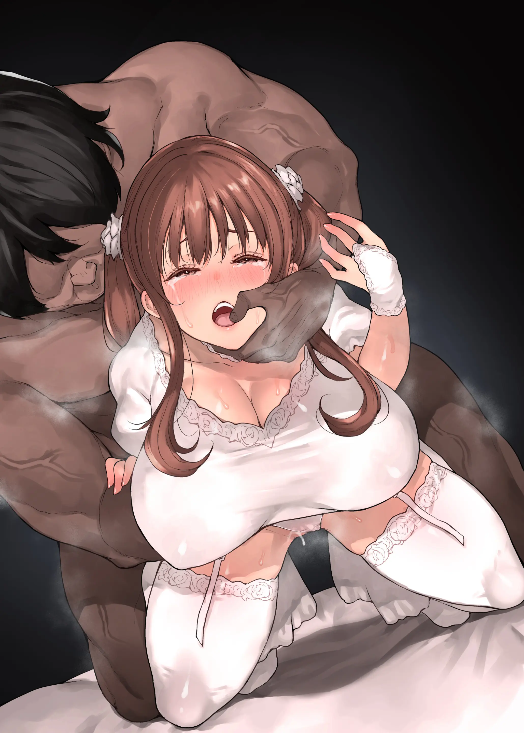 Doushite Kazoku Nanoni Sex Suru No... - Haha To Imouto Wa Itsudemo Tsukaeru Onaho - | 왜 가족인데 섹스를 하는 걸까…? ── 의붓엄마와 의붓동생은 언제든지 사용할 수 있는 신부