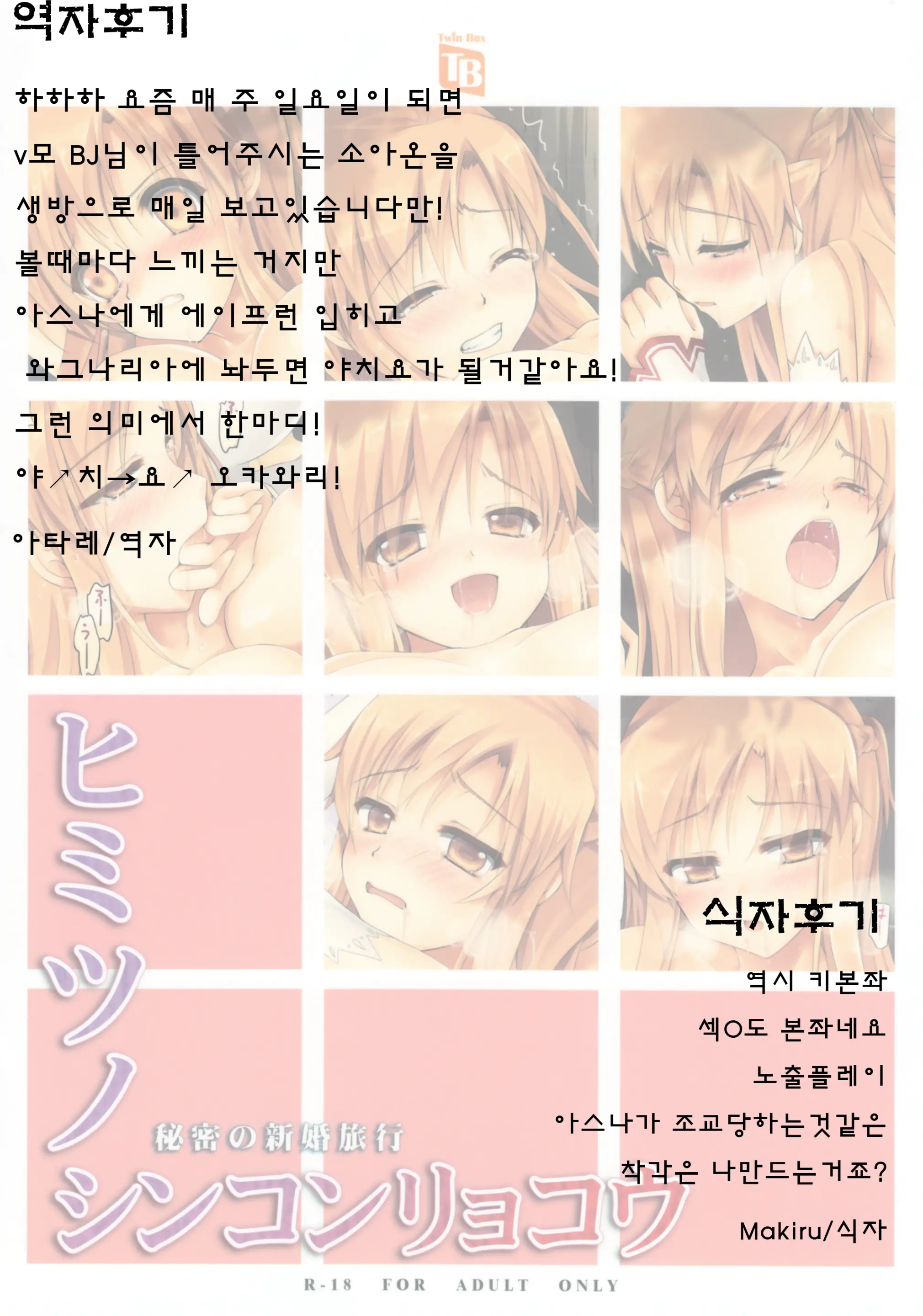 Himitsu No Shinkonryokou | 은밀한 신혼여행