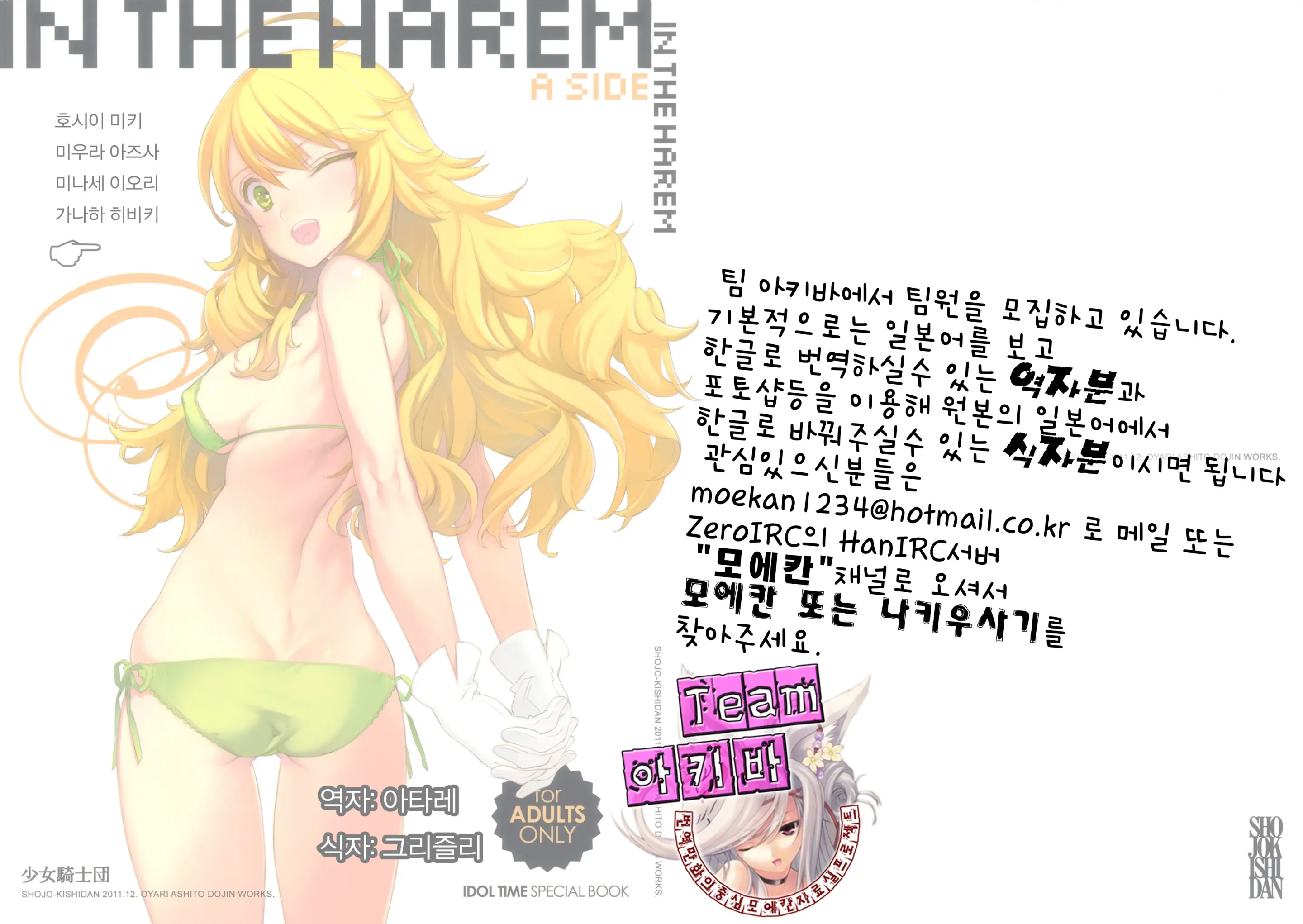 IN THE HAREM A SIDE