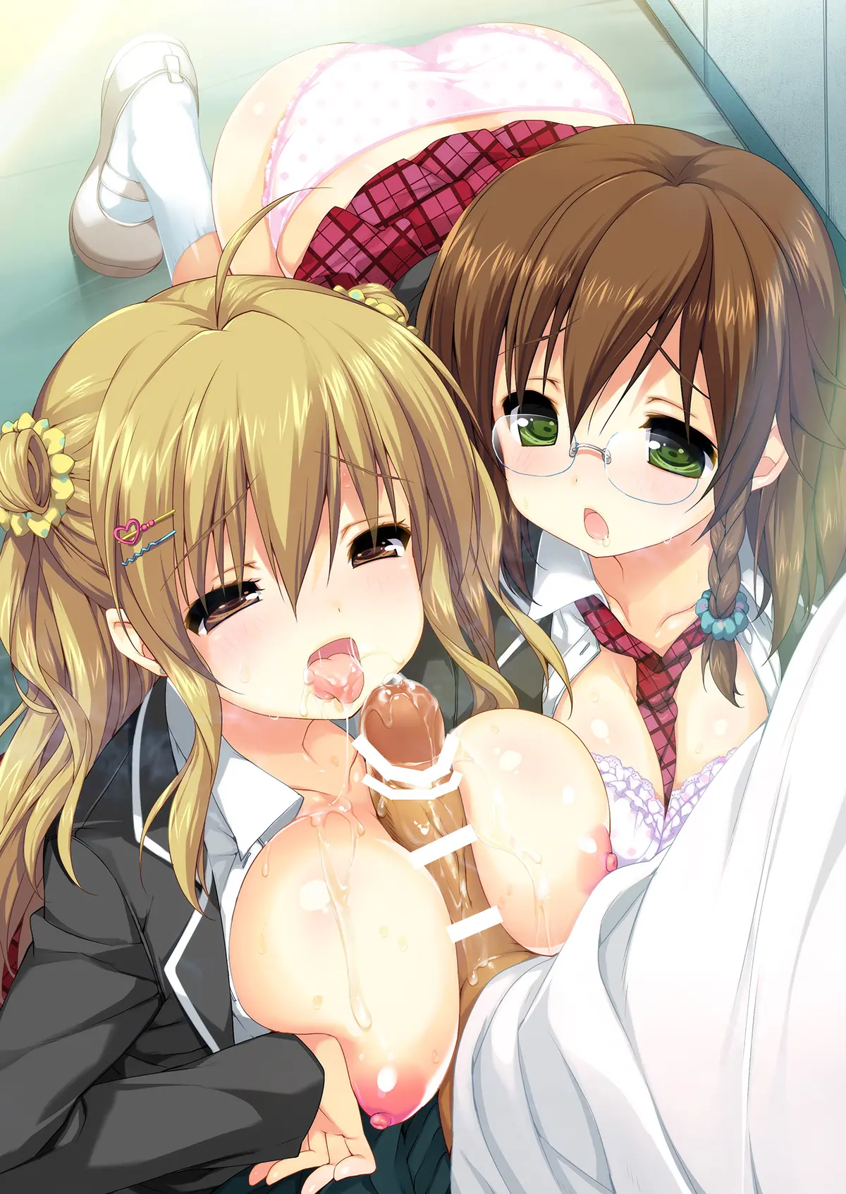 Seiyoku Ga Osaekirenakunatta Joshikousei To Seishori Dougu Ni Sareru Danshi Tachi