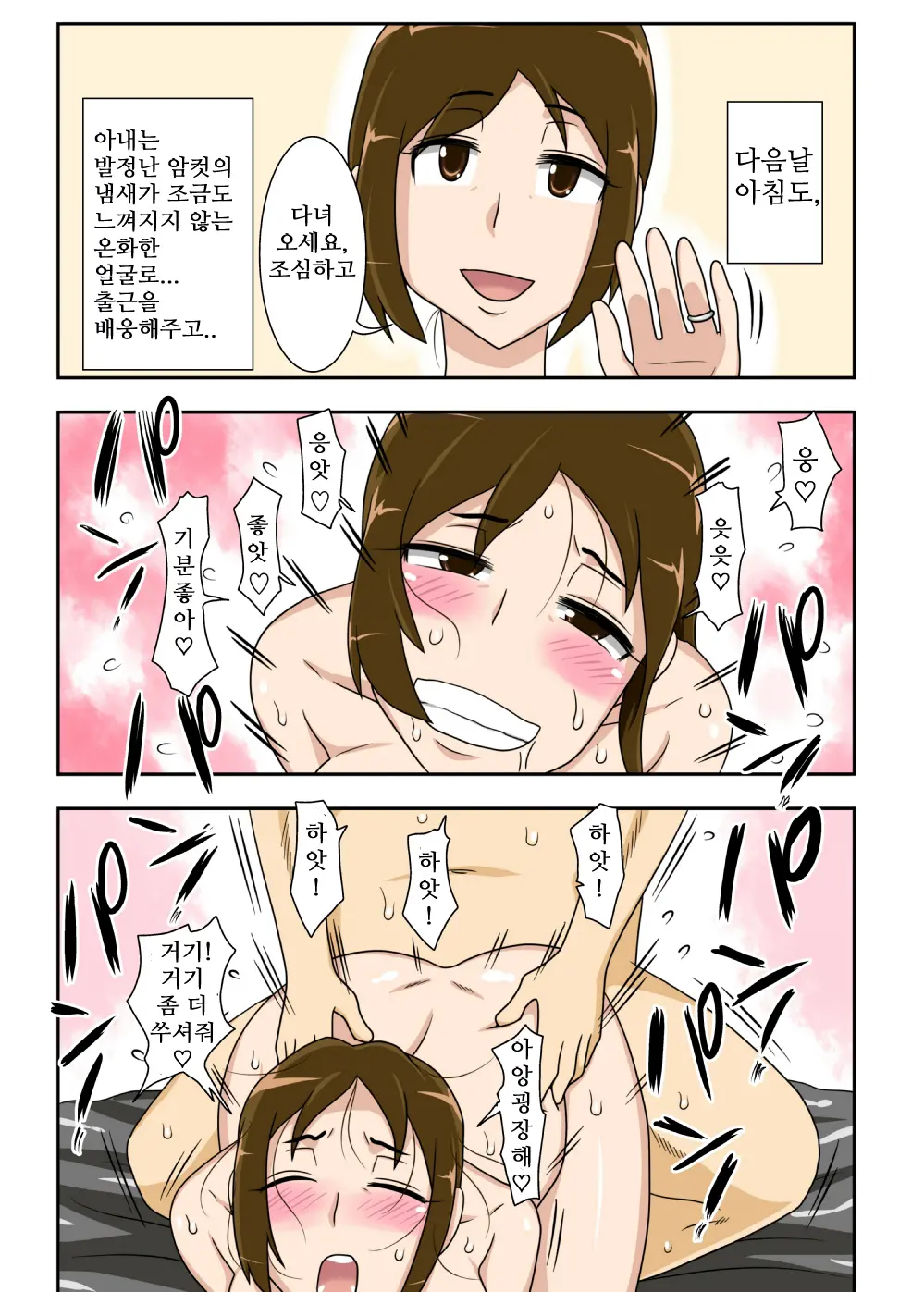 Okazu Wa Kyou Mo, Tsuma No Botebara Noukou Sex. | 오늘도 반찬은, 임신한아내의 농후한섹스.