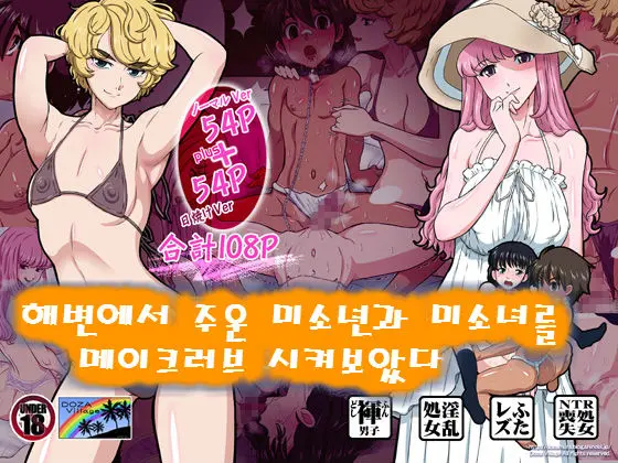 Hamabe De Hirotta Shounen To Shoujo O Make Love Sasete Mita