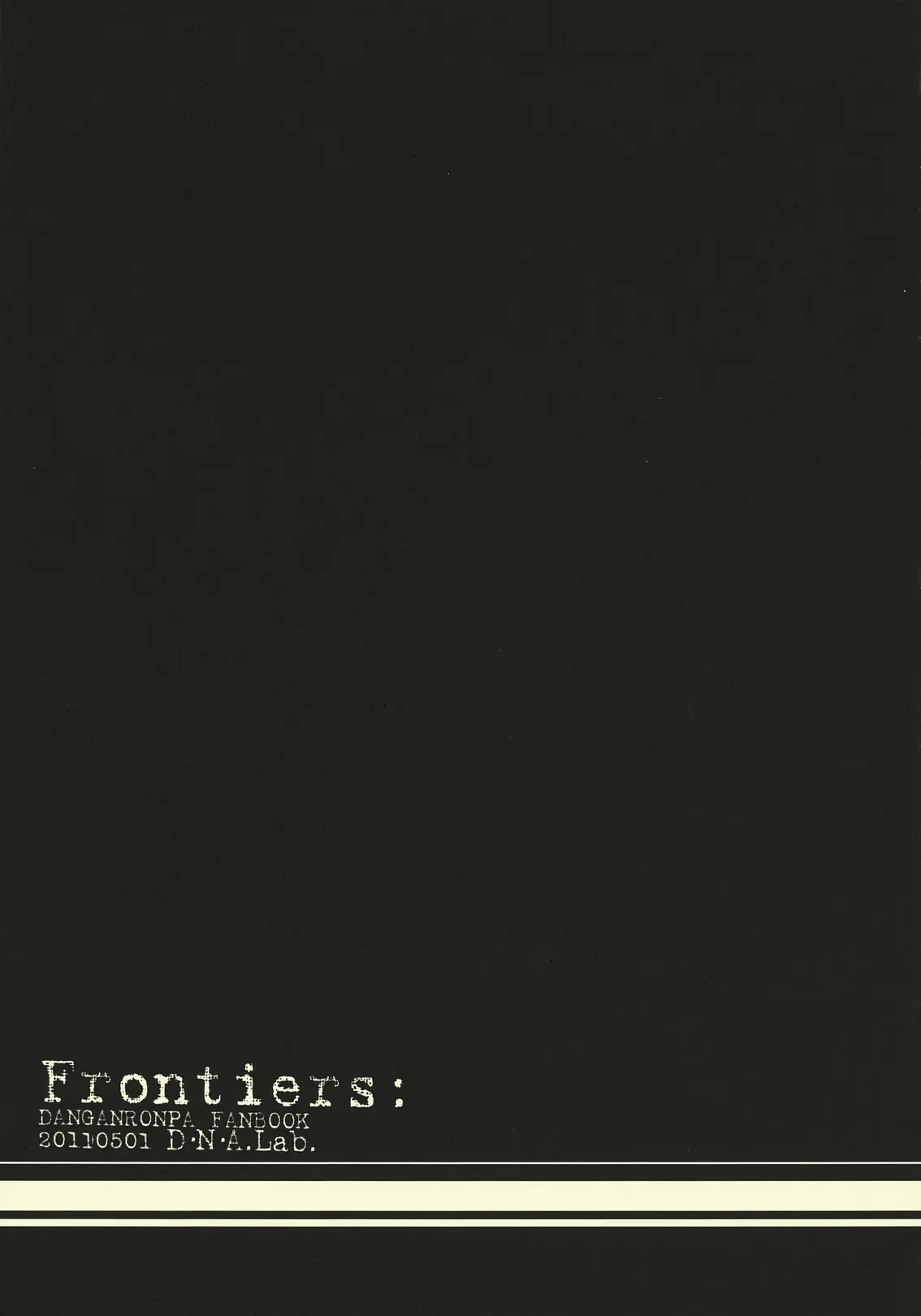 Frontiers: