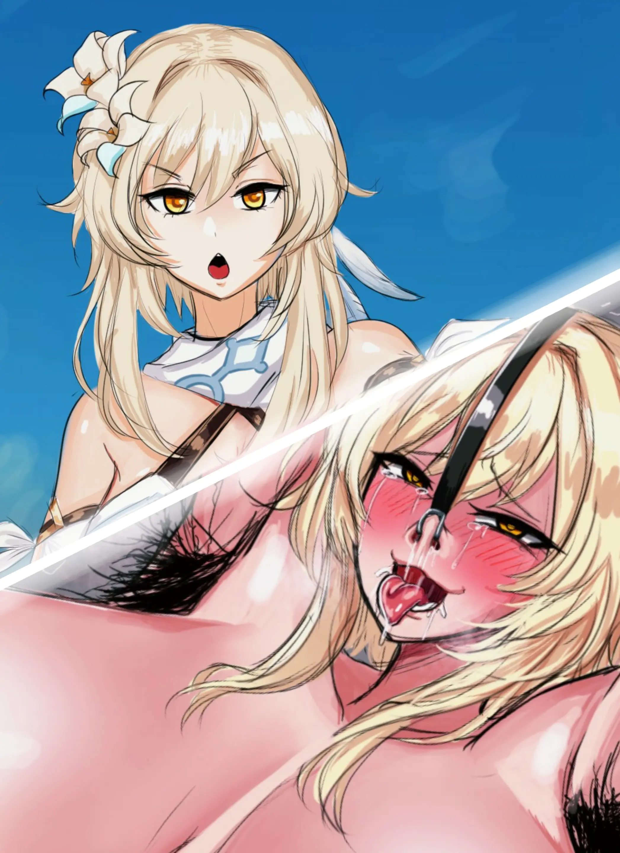 B