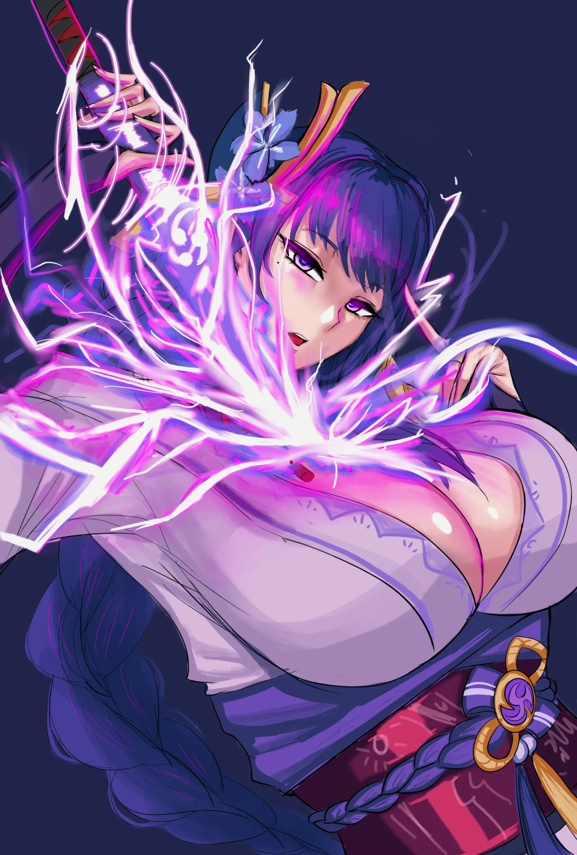B