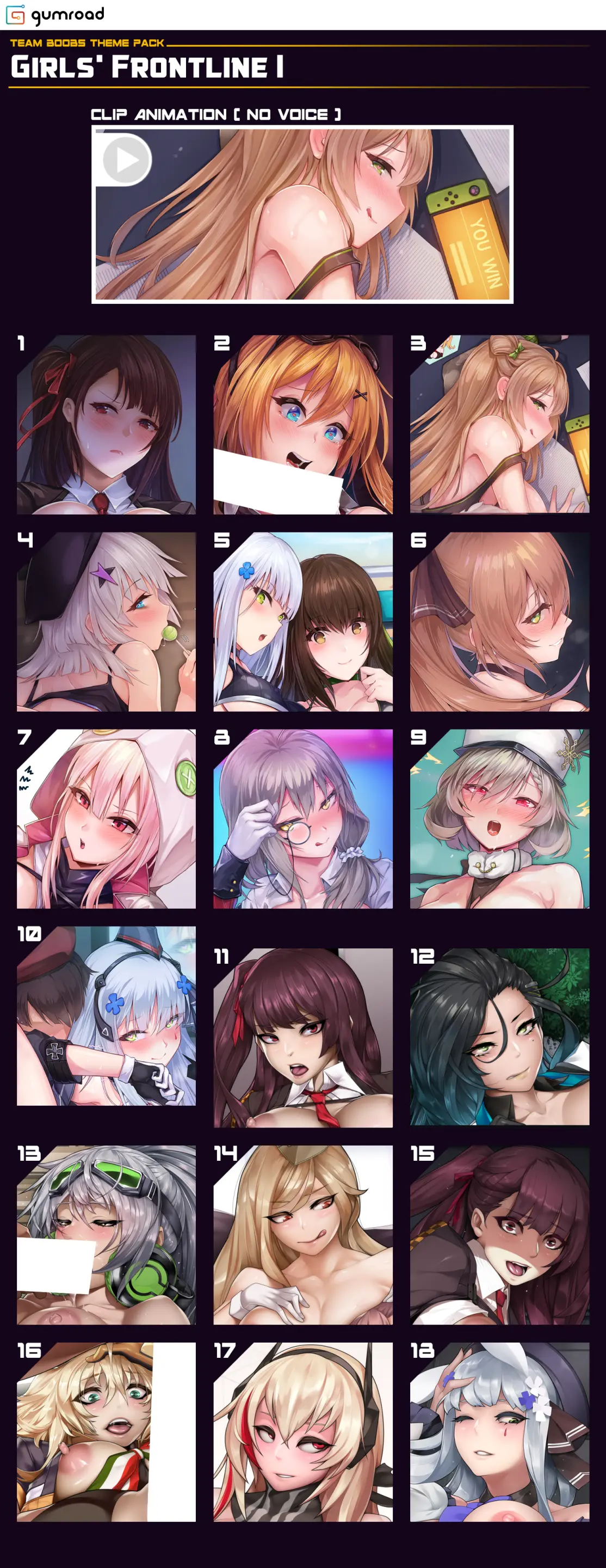 Theme Bundle - Girls' Frontline Pack 4-1