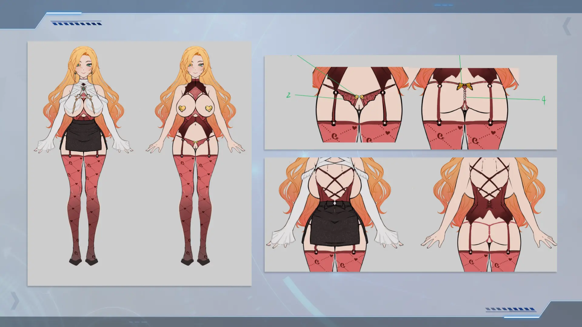 Wings Of Seduction 魅惑之翼 少女的爆衣攻略 Artbook