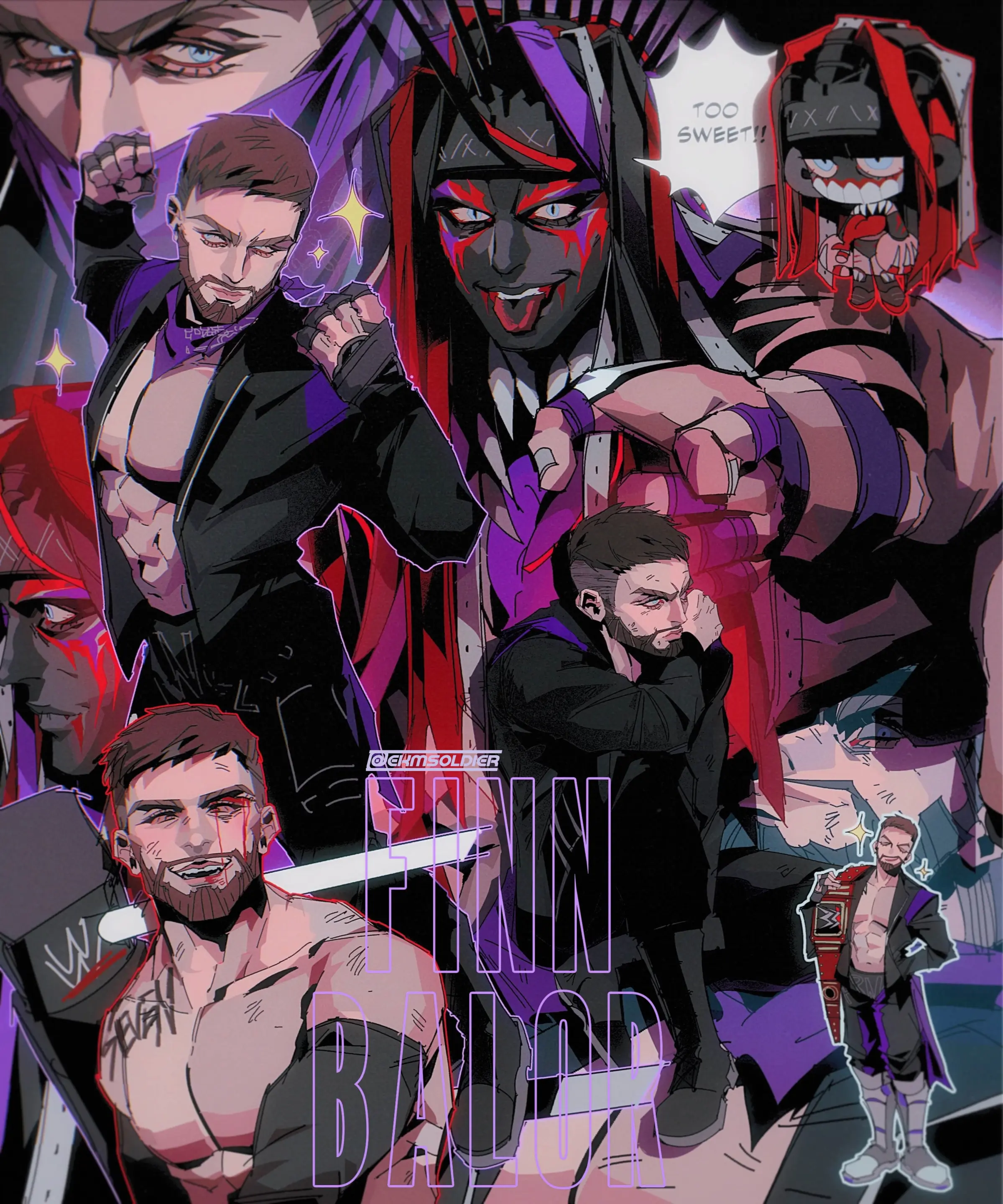 EKM FinnBalor Focus And WWE