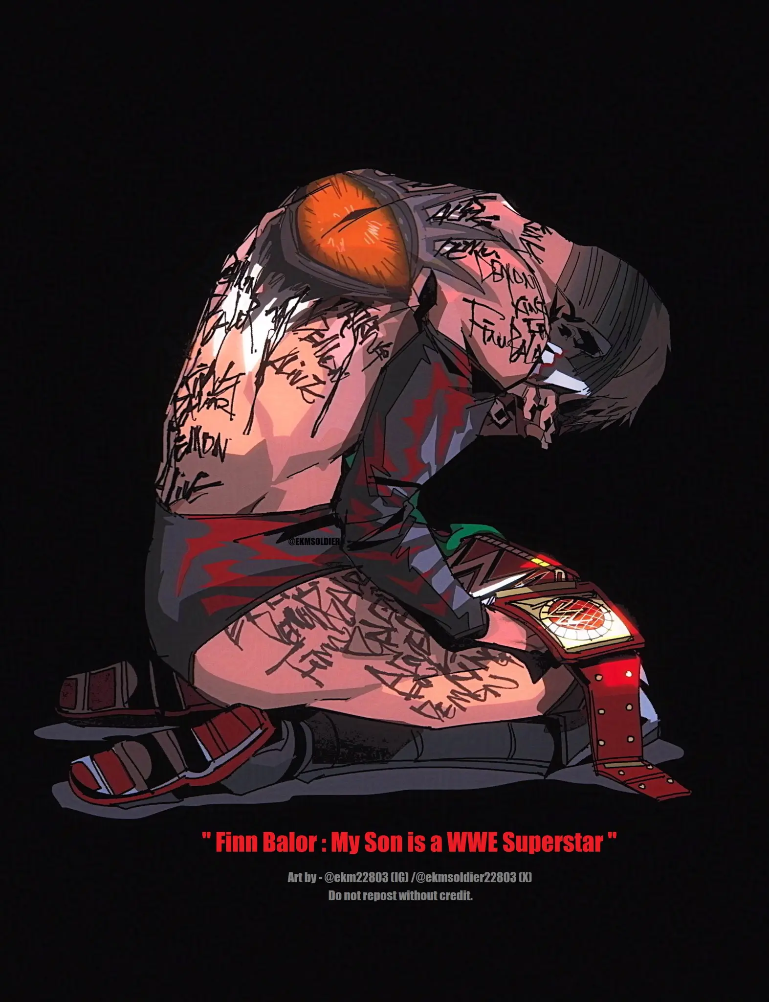 EKM FinnBalor Focus And WWE