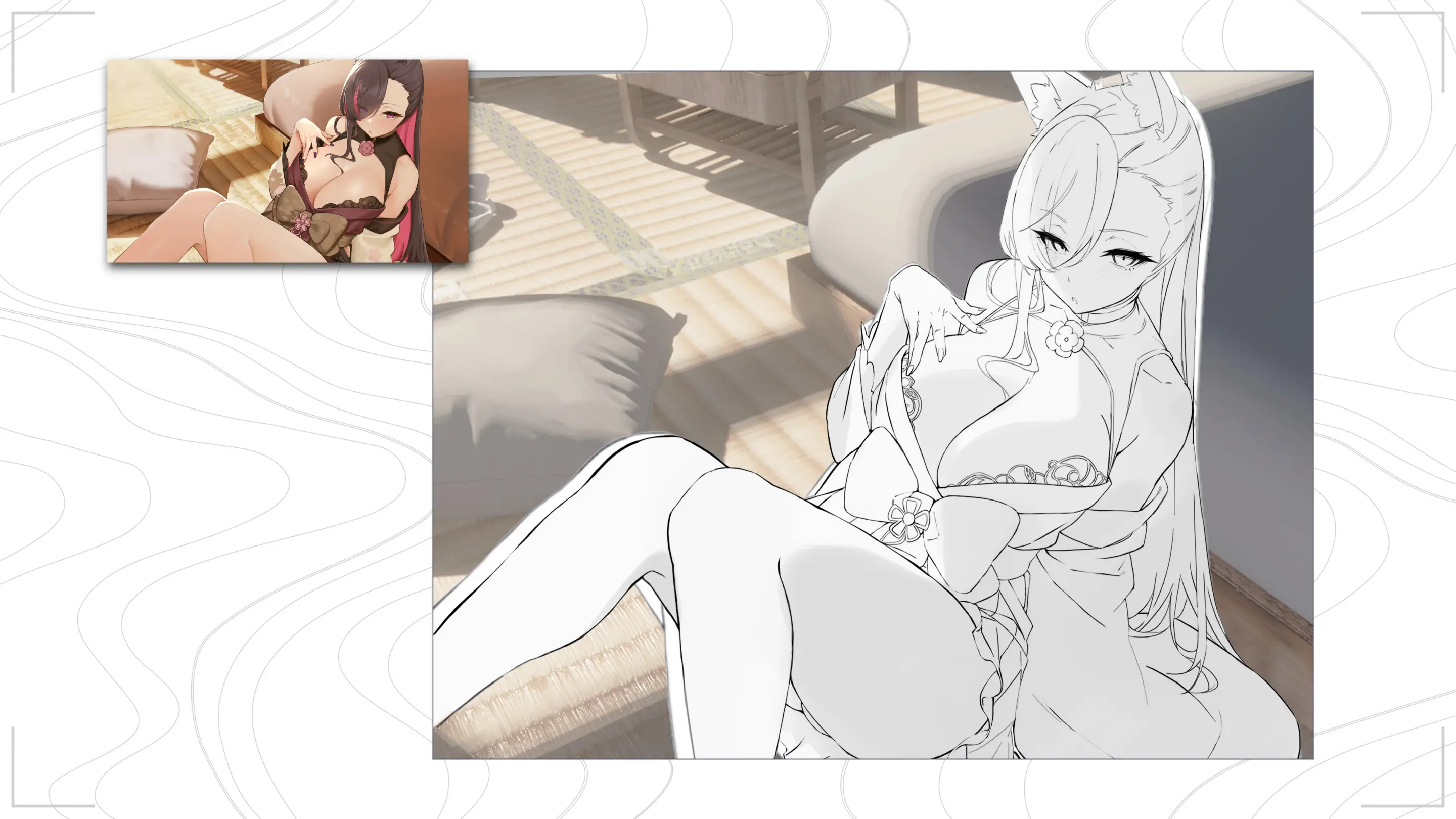 Mirai'S Midnight Stream Artbook Korean