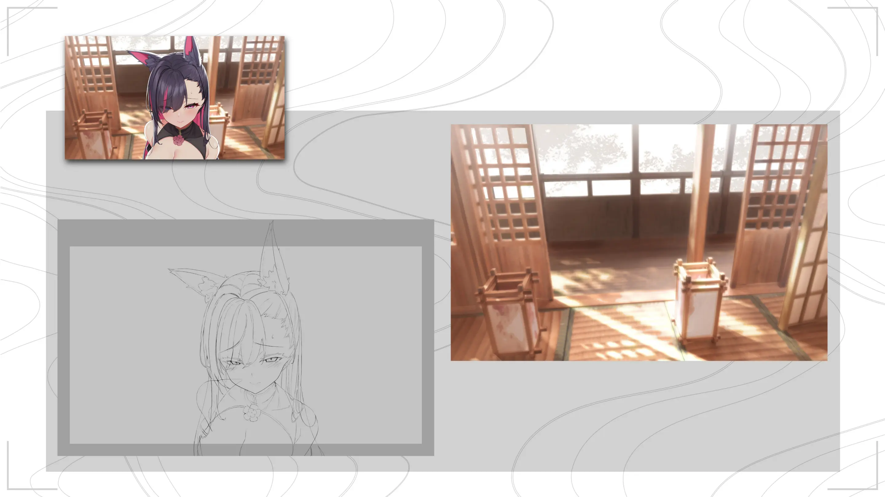 Mirai'S Midnight Stream Artbook Korean