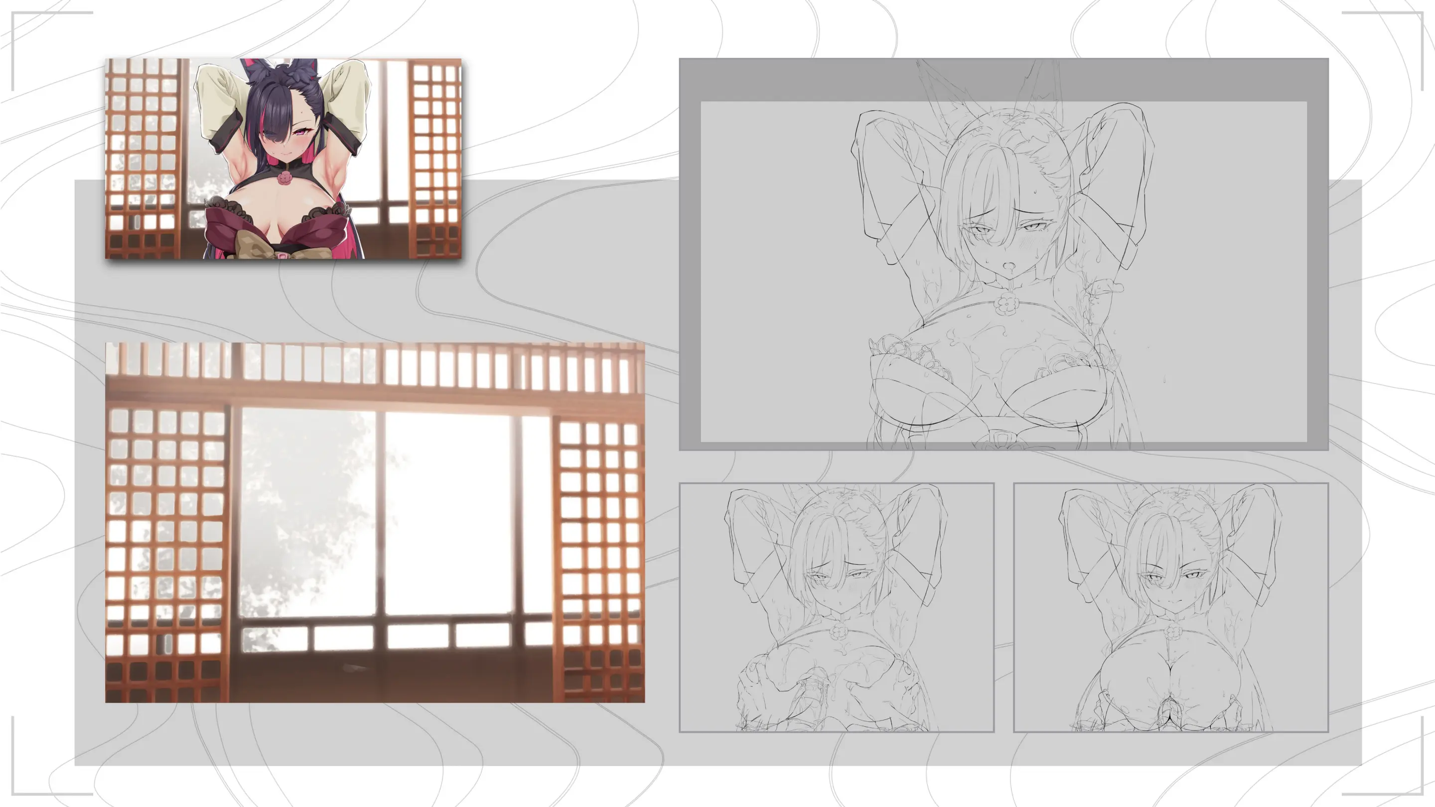 Mirai'S Midnight Stream Artbook Korean