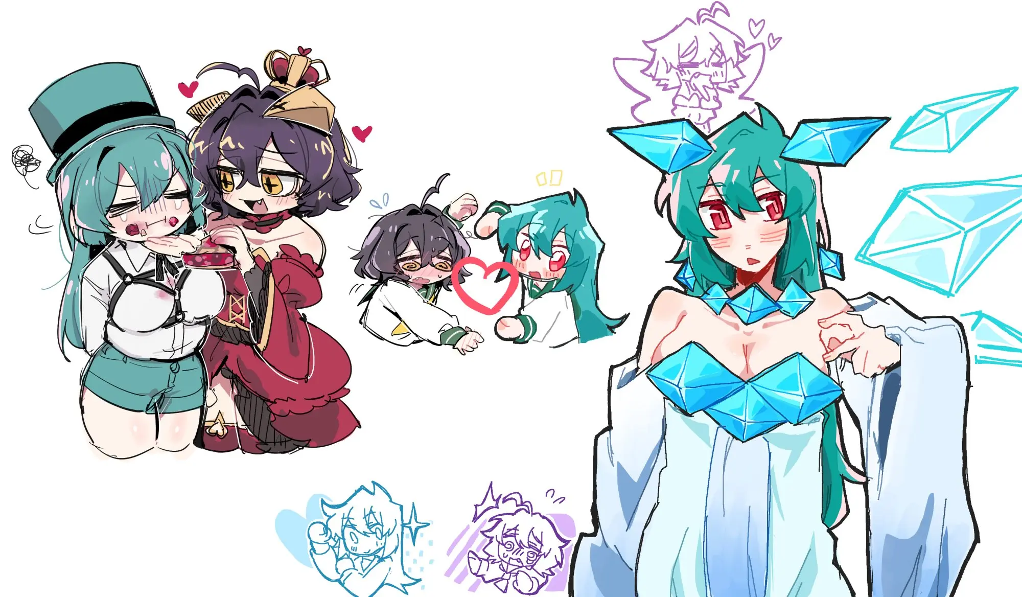 Mahou Shoujo Ni Akogarete Works
