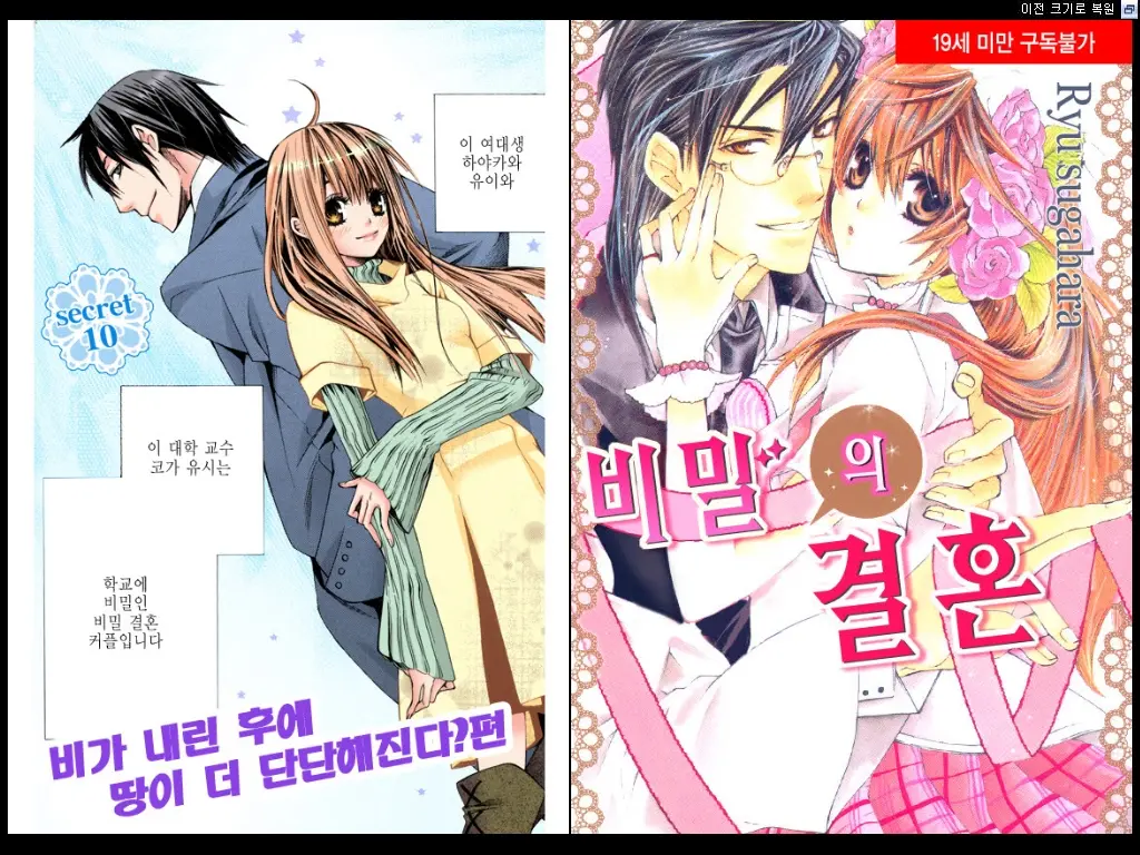 Naisho No Love Mariage | 비밀의 결혼