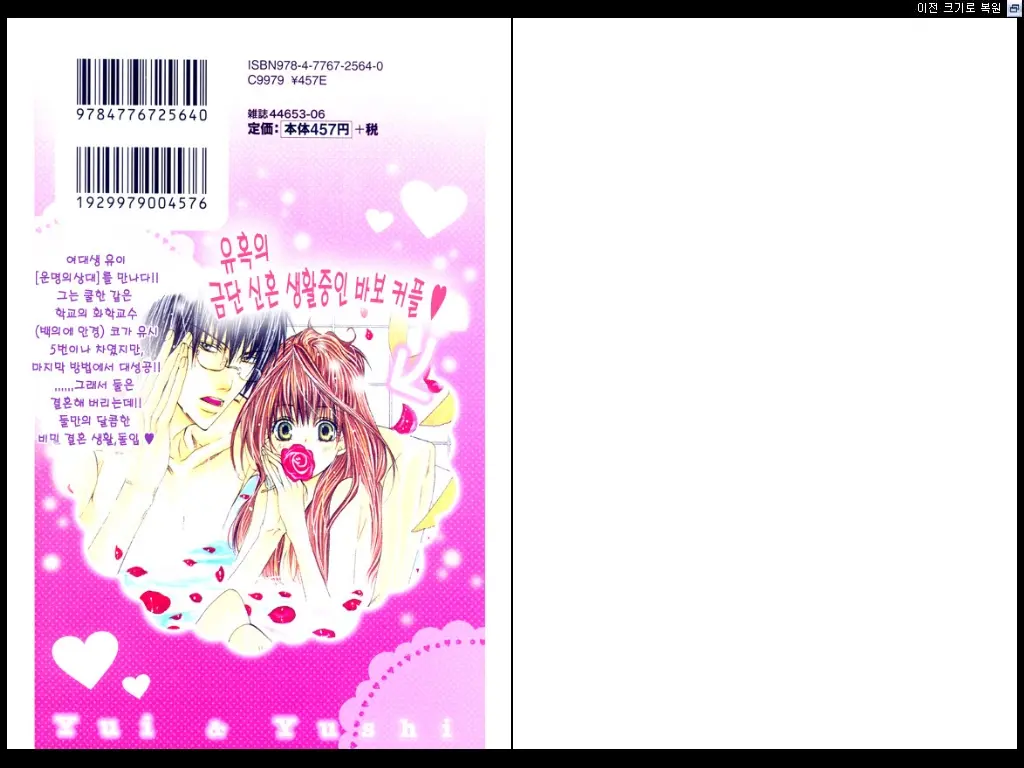 Naisho No Love Mariage | 비밀의 결혼