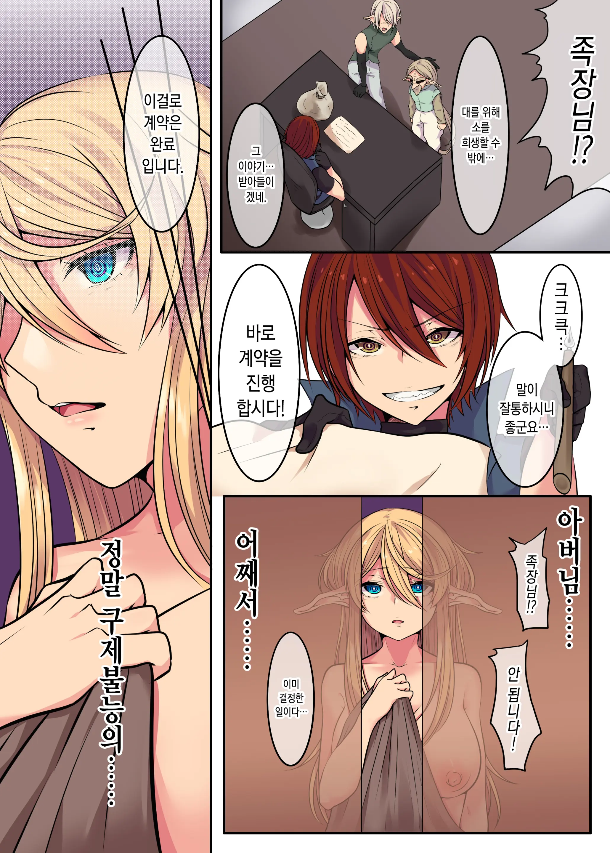 Elf No Matsuro ~Shojo Kara Shoufu Ochi Suru 200-Nenkan~ | 엘프의 말로 ~처녀에서 창부로 타락하는 200년간~