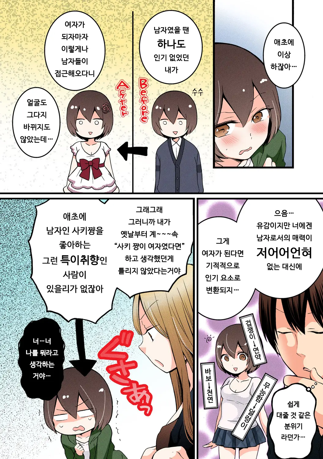 Totsuon! ~Totsuzen Onnanonko Ni Natta No De, Ore No Oppai Monde Mimasen Ka? 5 | 갑자기 여자가 되어버렸으니 제 가슴을 문질러보지 않으실래요? 5