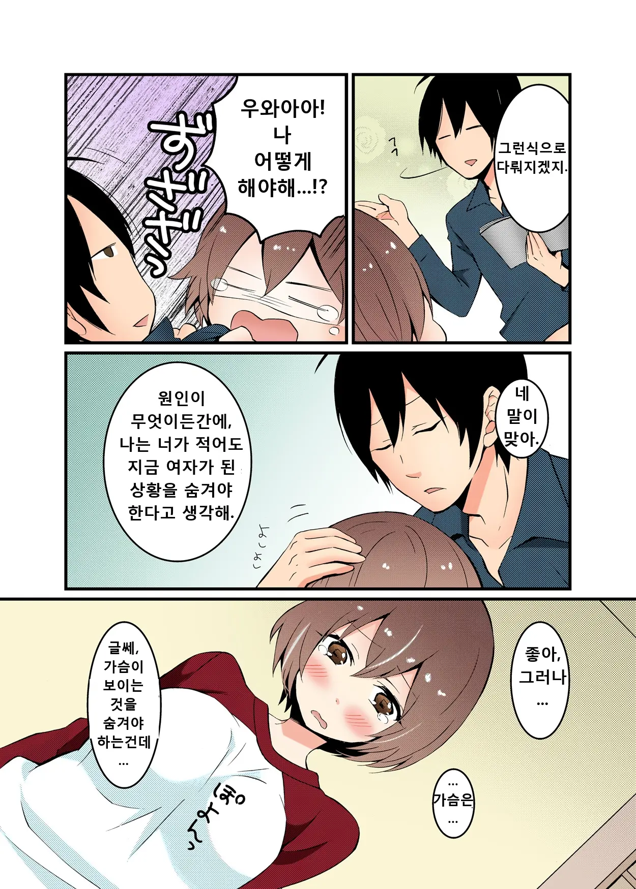 Totsuon! ~Totsuzen Onnanonko Ni Natta No De, Ore No Oppai Monde Mimasen Ka 01