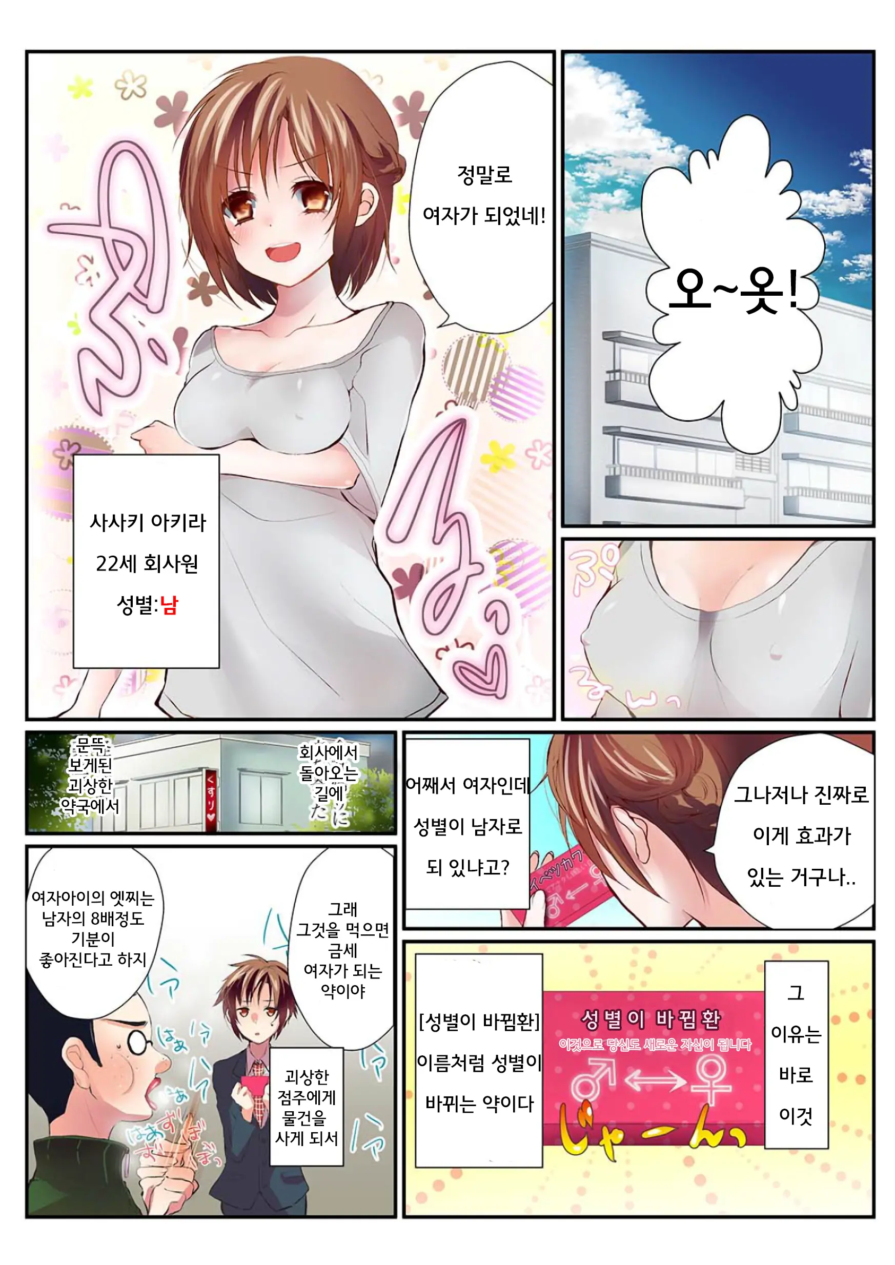 Onna No Karada De Shitai Koto! ~♂⇔♀ Kaikan Irekawari Life~ 1 | 여자의 신체로 하고 싶은 것들! ~남⇔여 쾌감 전환 라이프~