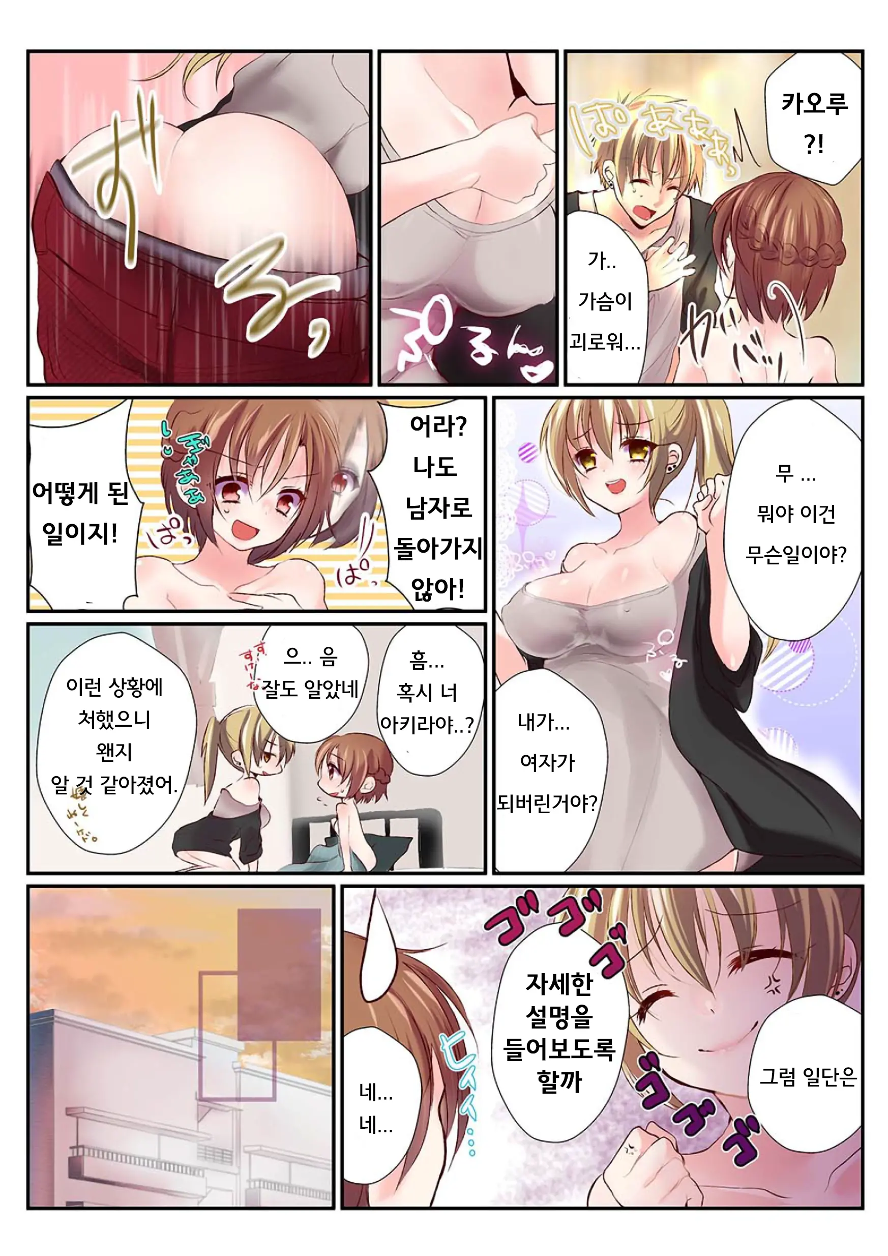 Onna No Karada De Shitai Koto! ~♂⇔♀ Kaikan Irekawari Life~ 1 | 여자의 신체로 하고 싶은 것들! ~남⇔여 쾌감 전환 라이프~